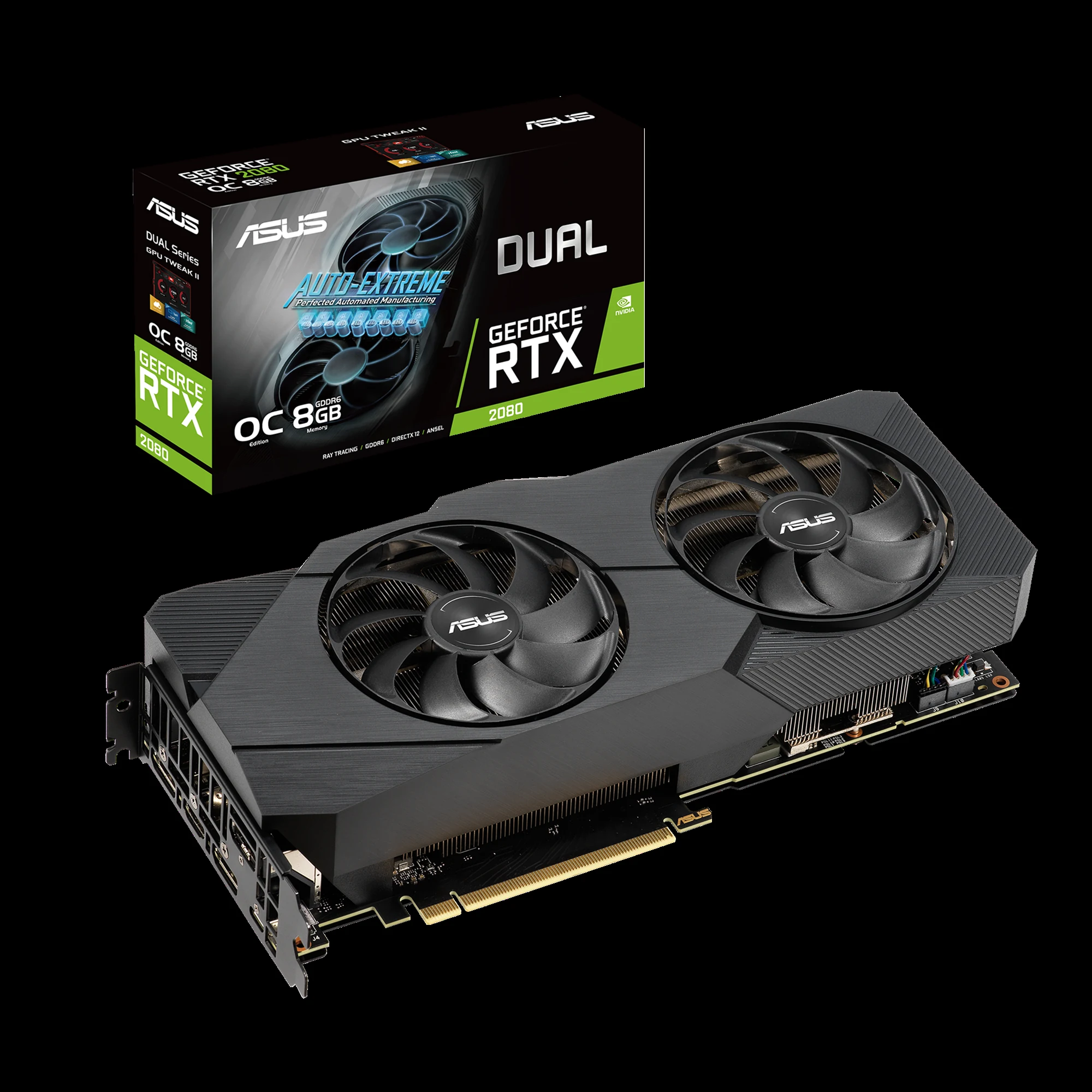 VGA ASUS Dual GeForce RTX 2080 Ti EVO OC Edition 11GB - GDDR6 - NEW