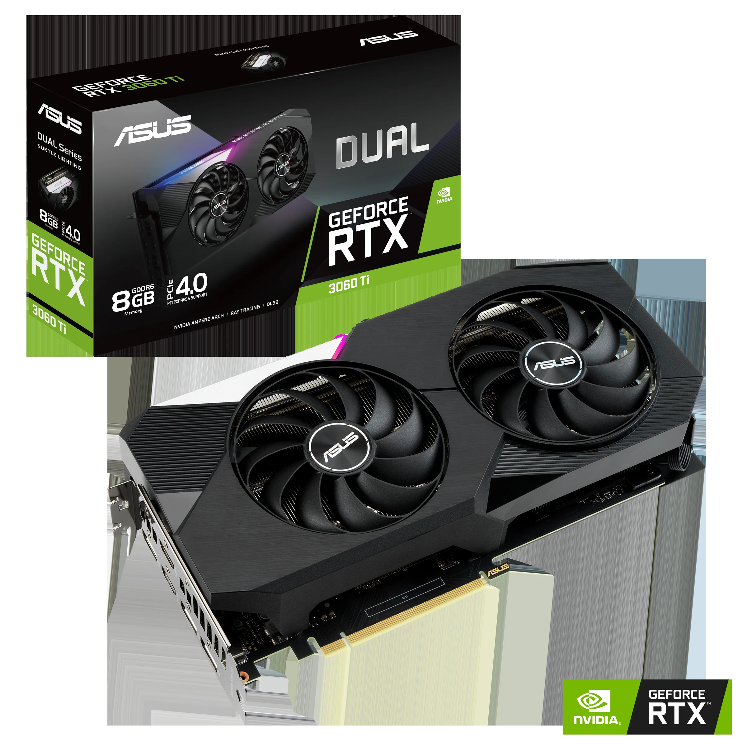 VGA ASUS Dual GeForce RTX 3060 Ti 8GB - GDDR6 - NEW