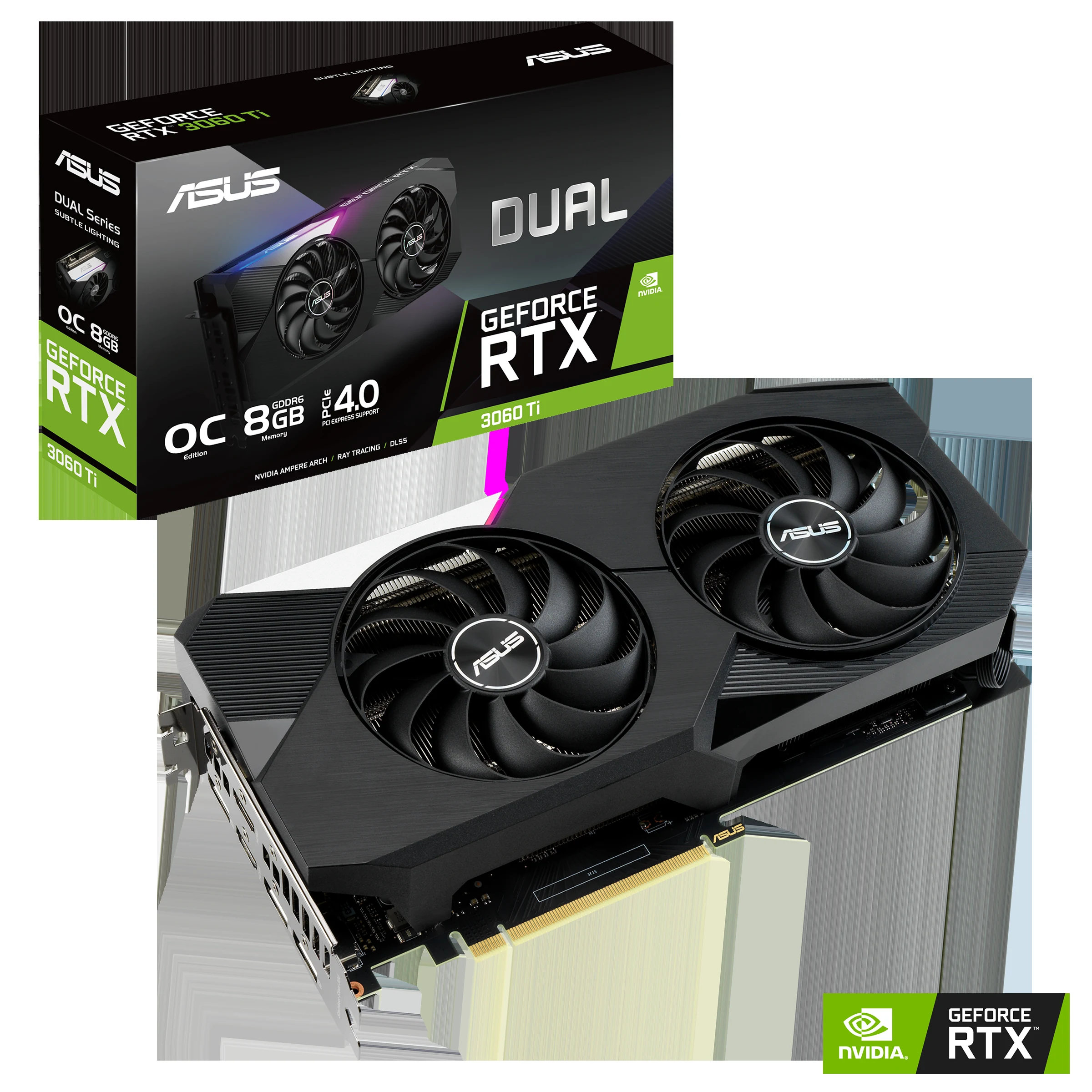 VGA ASUS Dual GeForce RTX 3060 Ti 8GB - GDDR6X - NEW