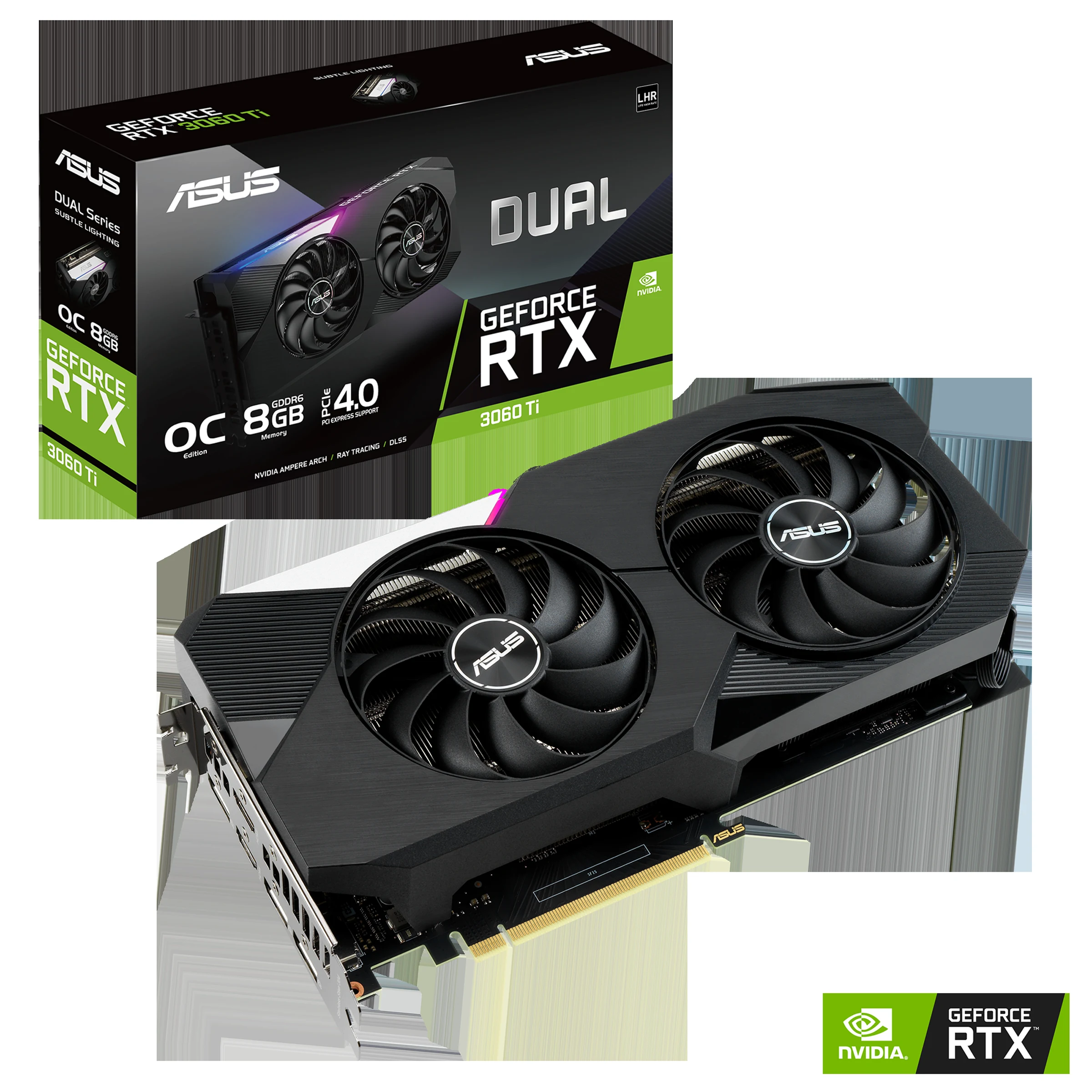 VGA ASUS Dual GeForce RTX 3060 Ti V2 8GB - GDDR6 - NEW