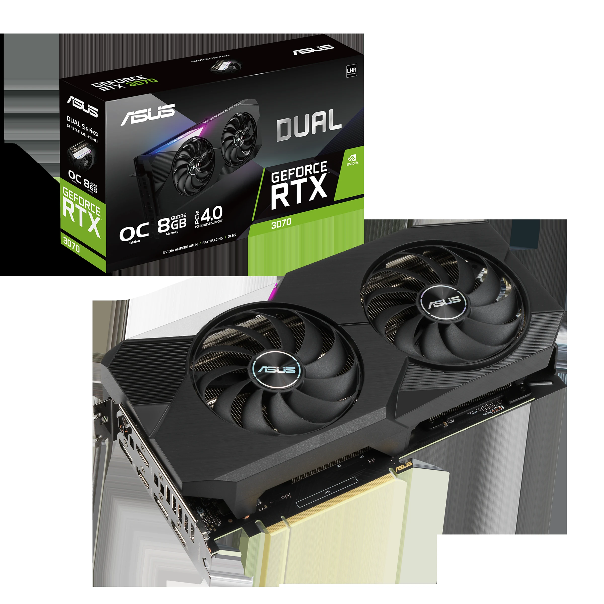 VGA ASUS Dual GeForce RTX 3070 V2 OC Edition 8GB - GDDR6 - NEW