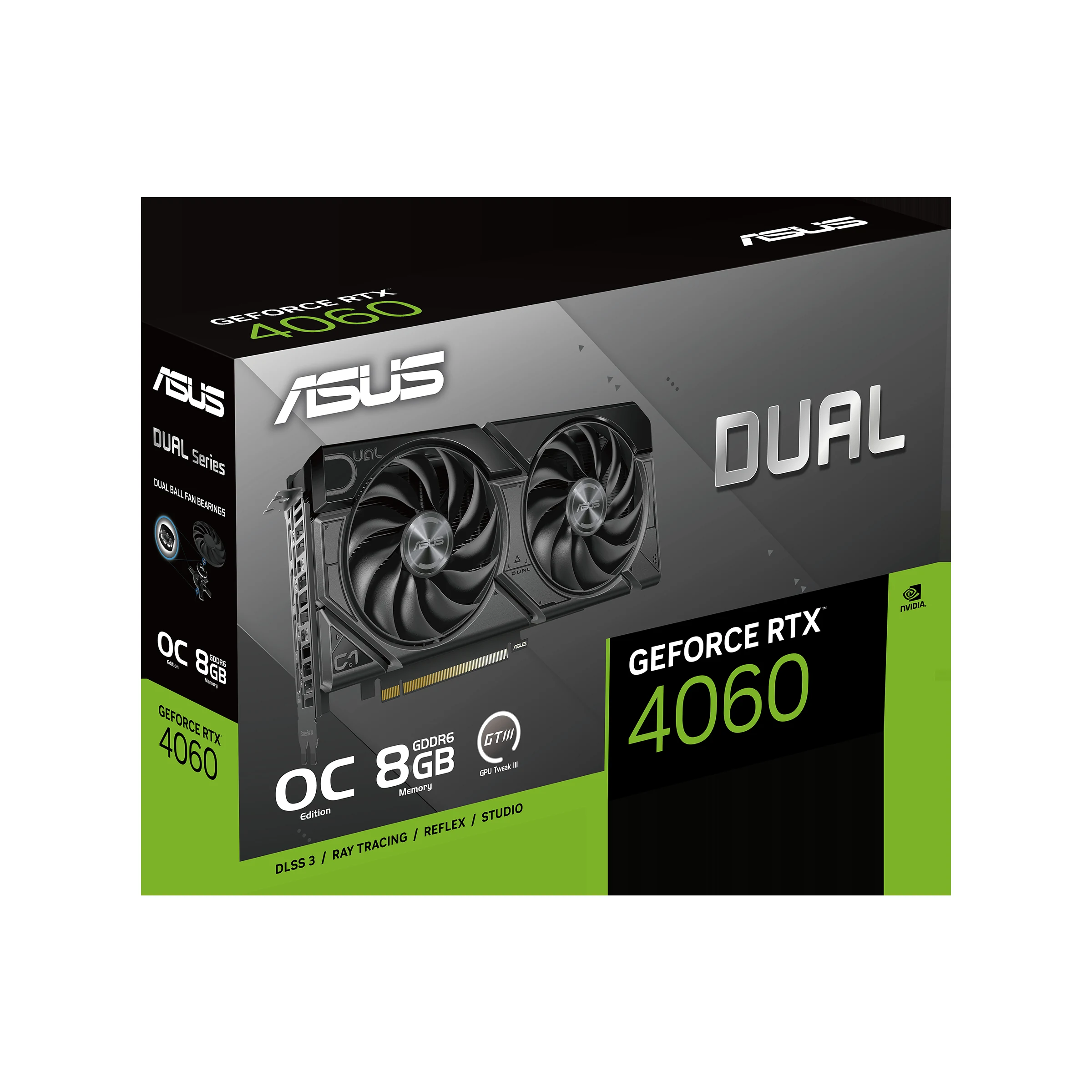 VGA ASUS Dual GeForce RTX 4060 EVO 8GB - GDDR6 - NEW