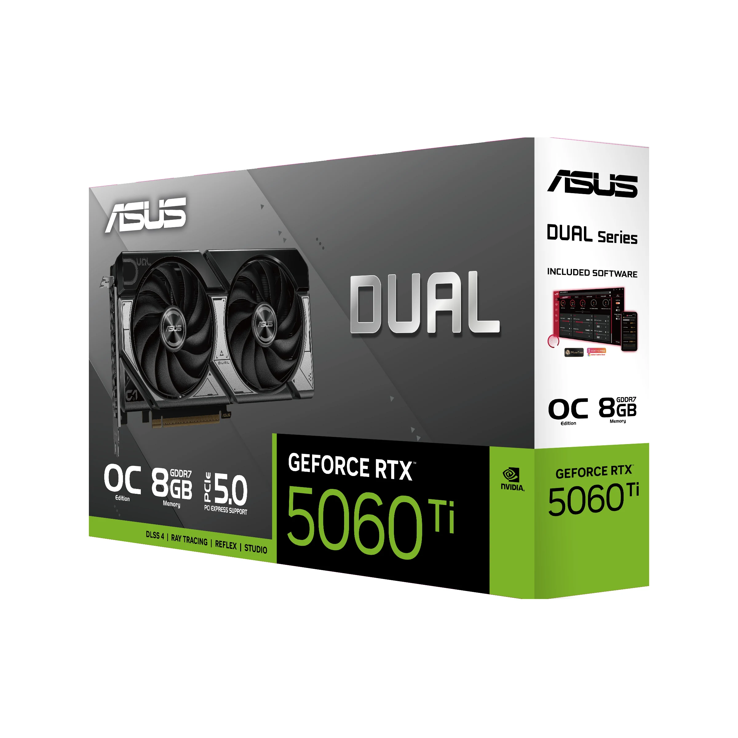 VGA ASUS Dual GeForce RTX 5060 Ti 8GB - GDDR7 - NEW