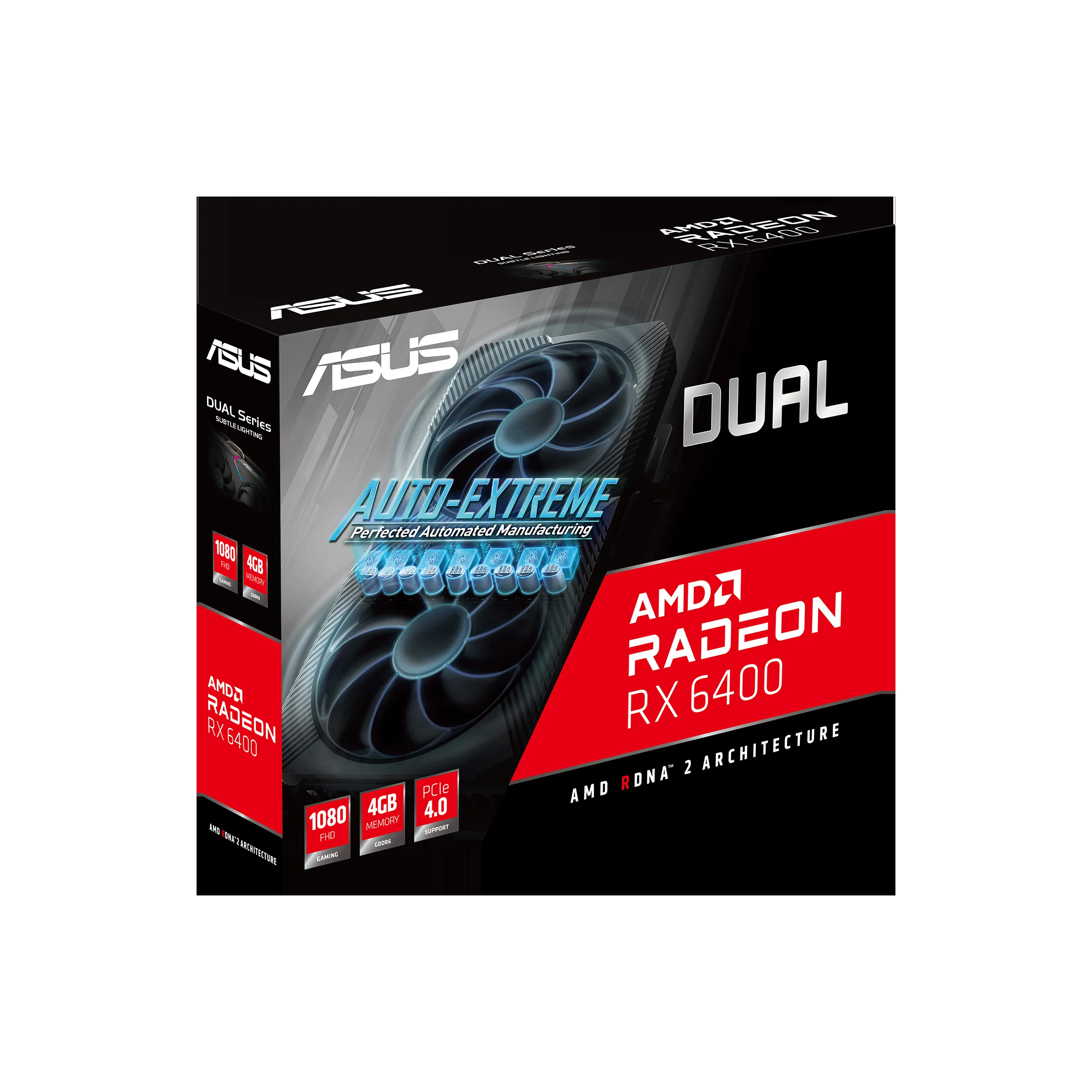 VGA ASUS Dual Radeon RX 6400 4GB - GDDR6 - NEW