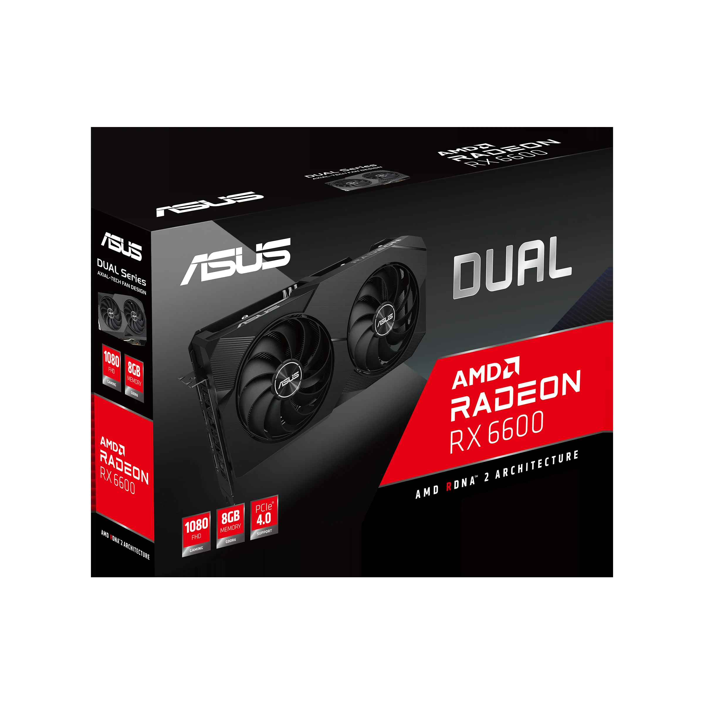 VGA ASUS Dual Radeon RX 6600 V2 8GB - GDDR6 - NEW