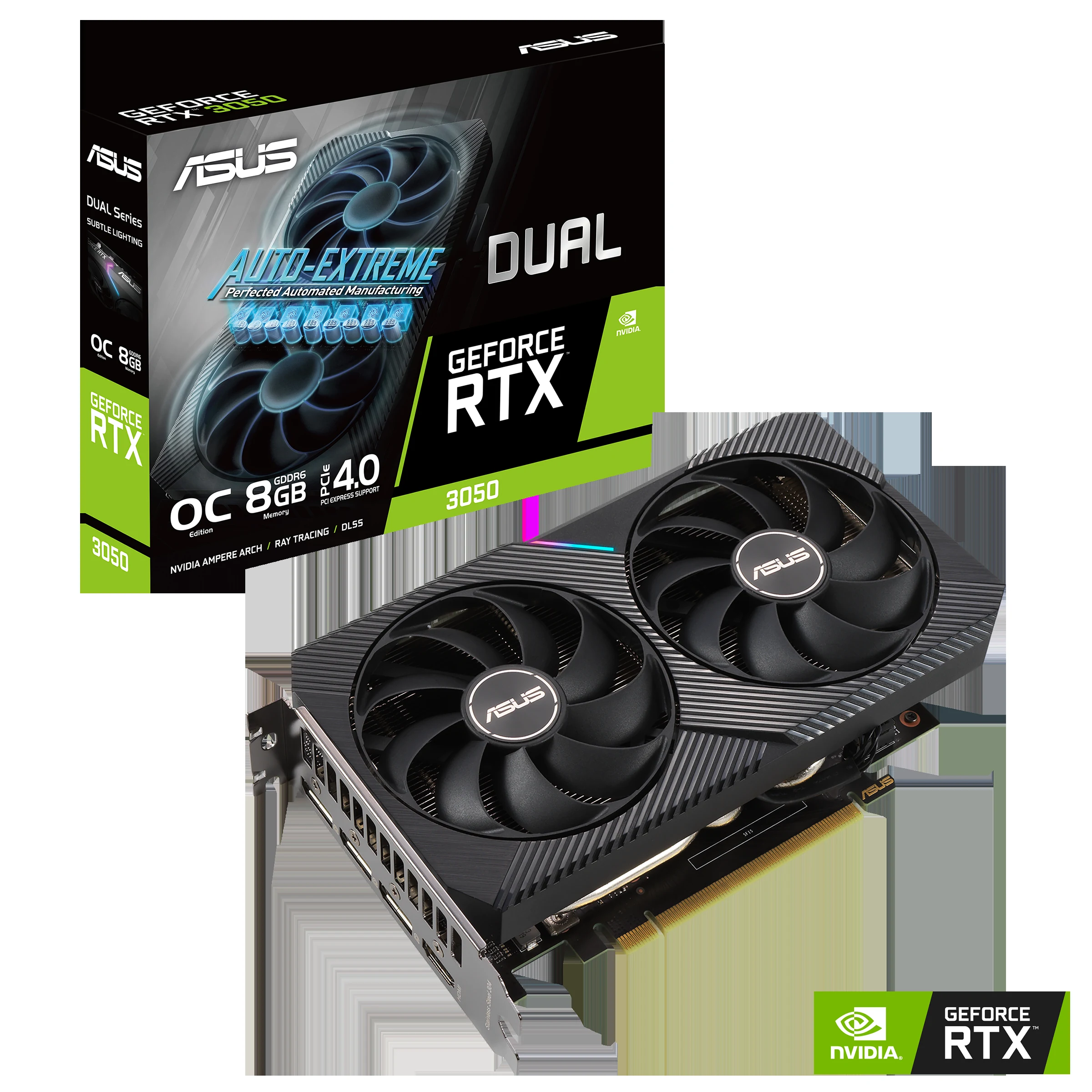 VGA ASUS DUAL RTX 3050 6GB - GDDR6 - NEW
