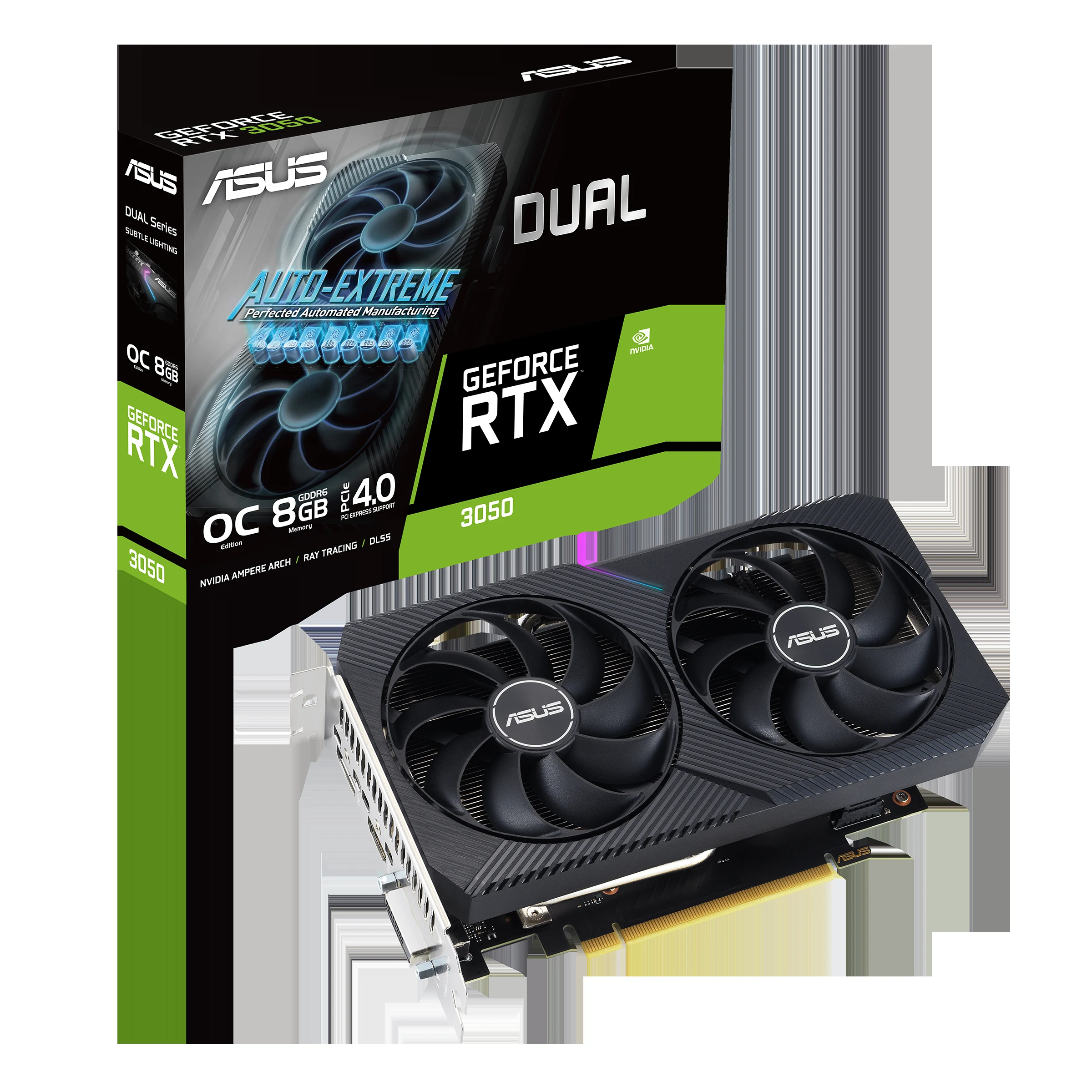 VGA ASUS DUAL RTX 3050 V2 OC 8GB - GDDR6 - NEW