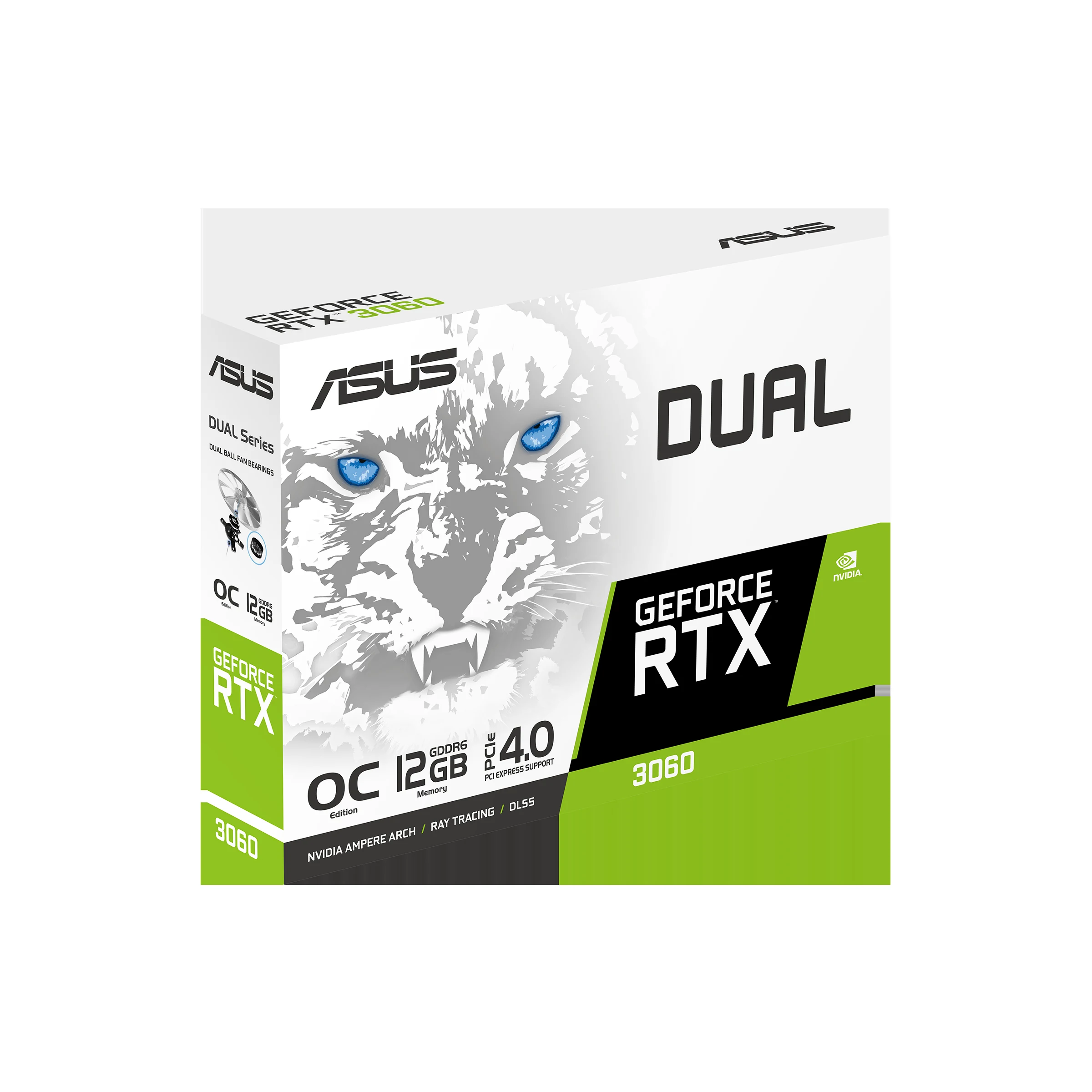 VGA ASUS Dual RTX 3060 White Edition 12GB - GDDR6 - NEW