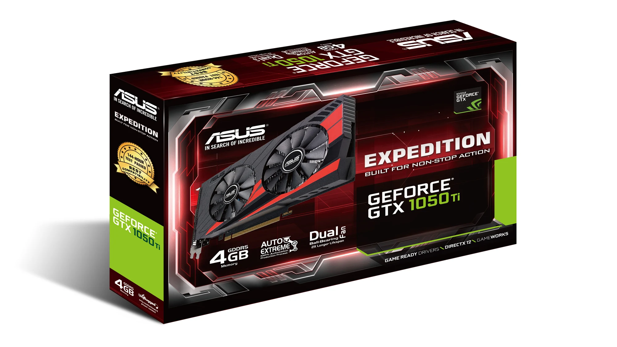 VGA ASUS Expedition GeForce GTX 1050 2GB - GDDR5 - NEW
