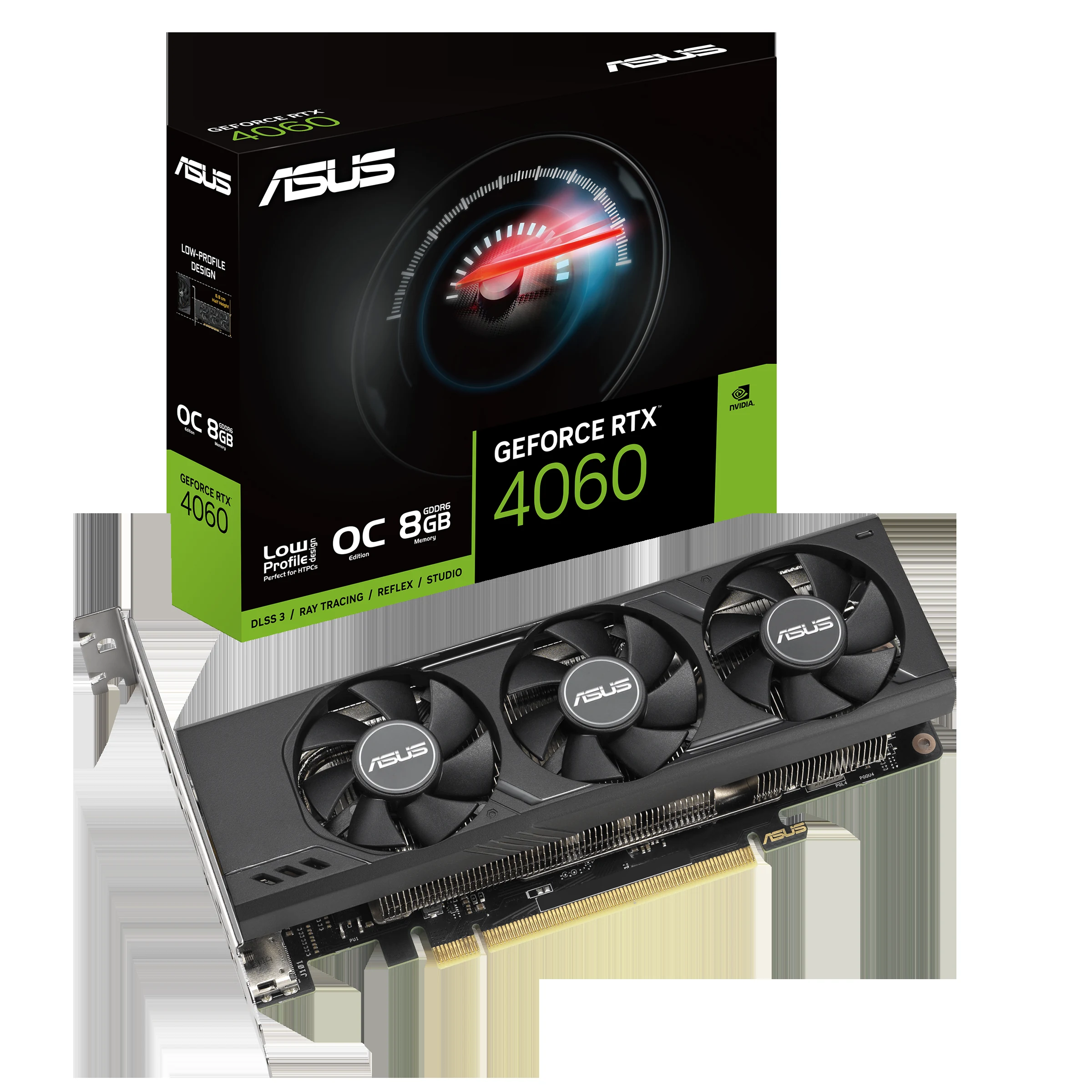 VGA ASUS GeForce RTX 4060 LP BRK OC Edition 8GB - GDDR6 - NEW