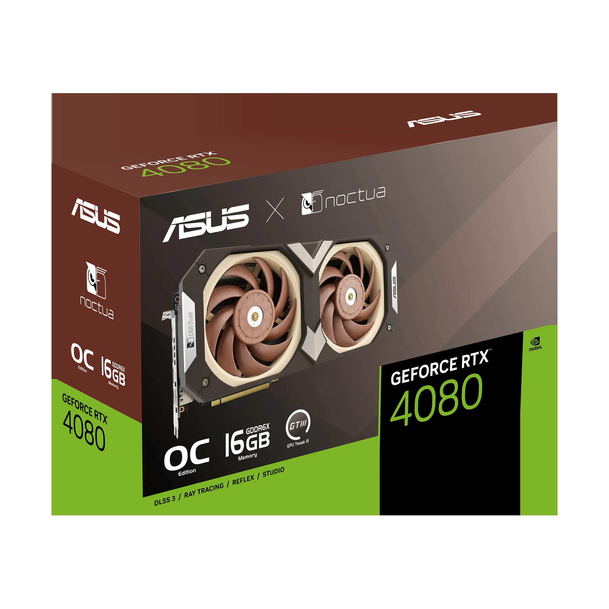 VGA ASUS GeForce RTX 4080 Noctua Edition 16GB - GDDR6X - NEW