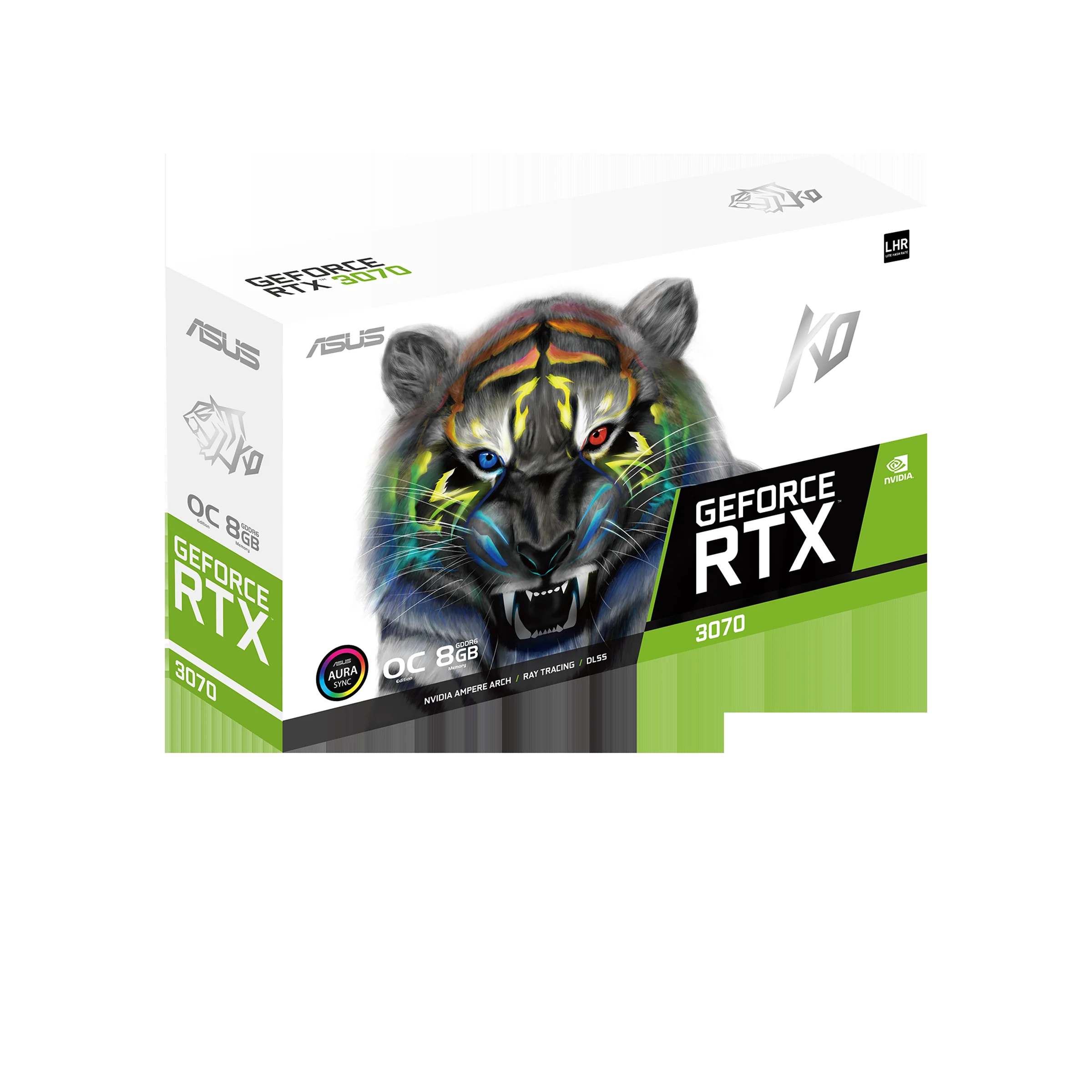 VGA ASUS KO GeForce RTX 3070 V2 OC Edition 8GB - GDDR6 - NEW