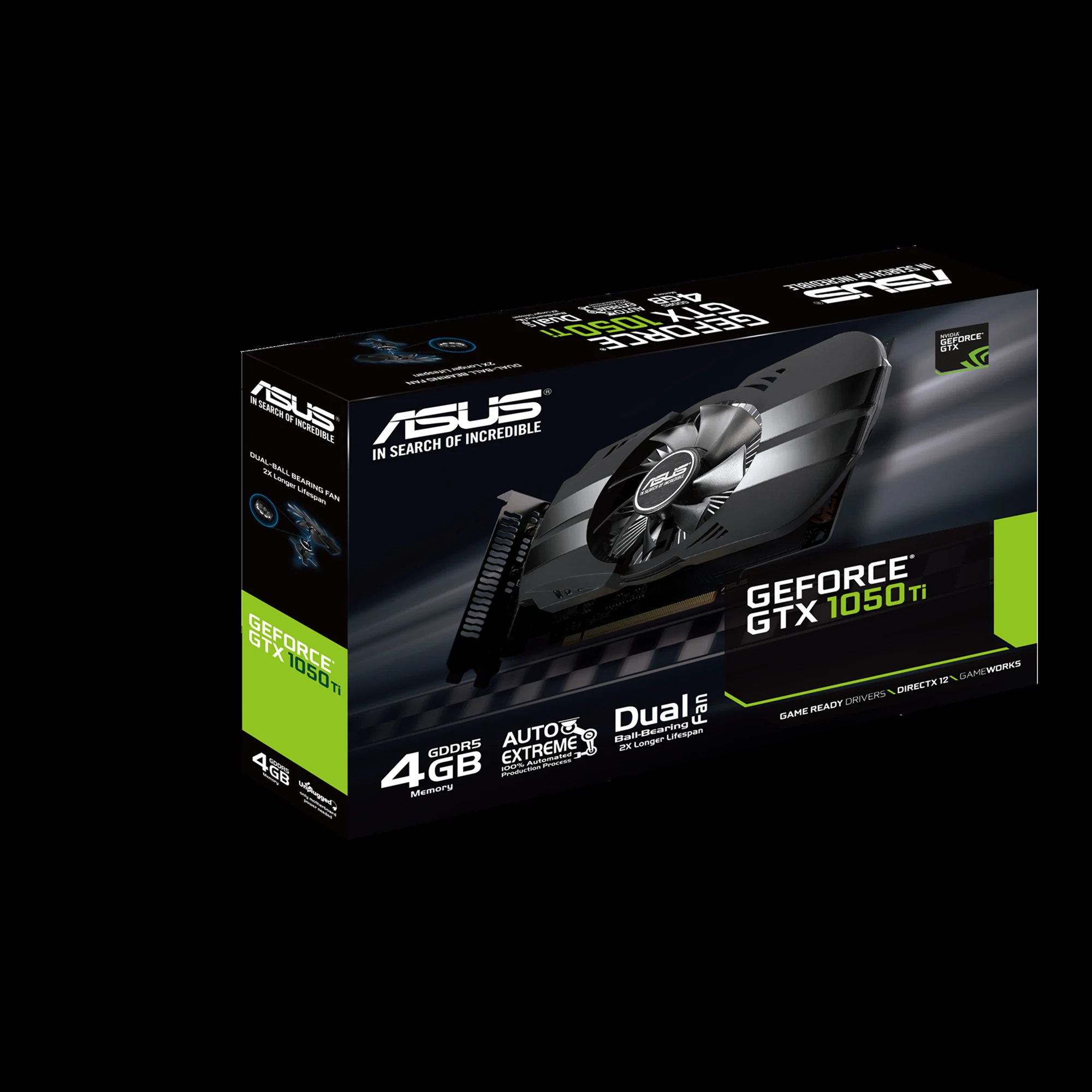 VGA ASUS Phoenix GeForce GTX 1050 Ti 4GB - GDDR5 - NEW
