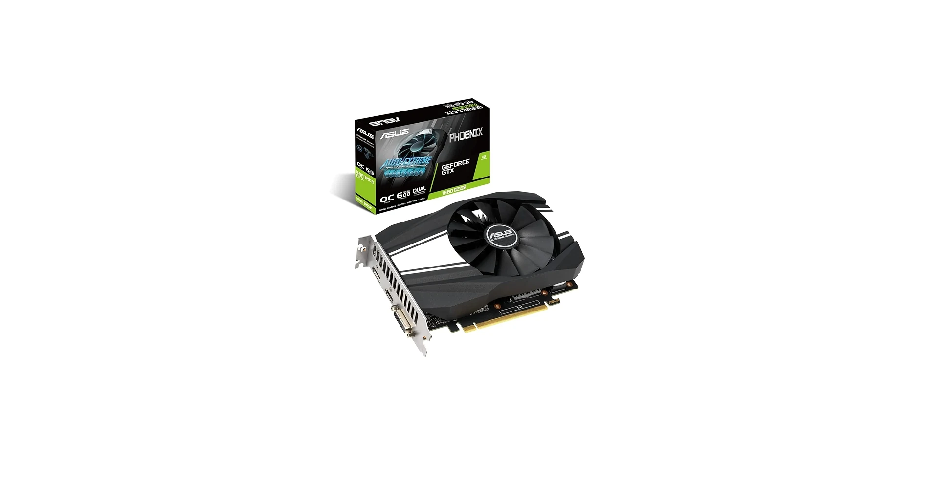 VGA ASUS Phoenix GeForce GTX 1660 OC Edition 6GB - GDDR5 - NEW