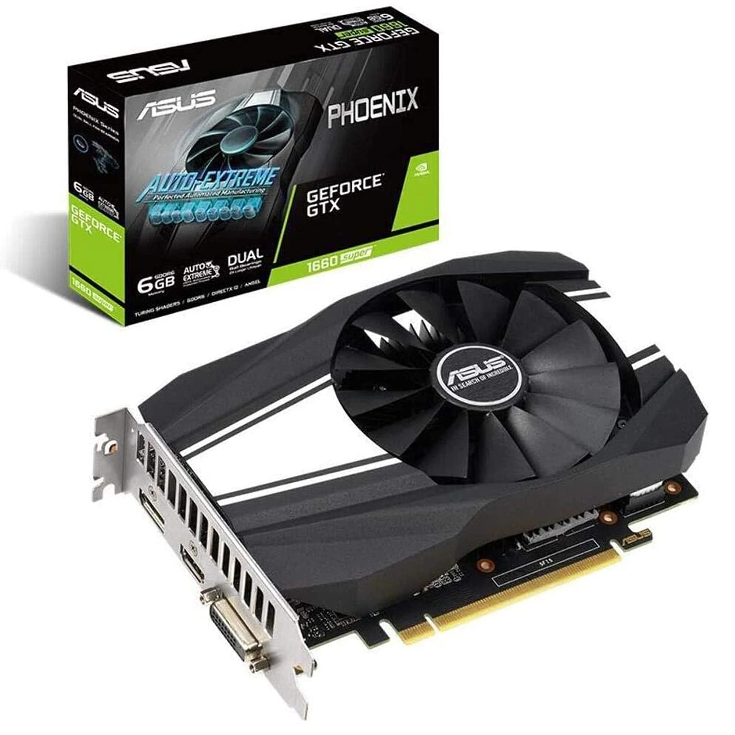 VGA ASUS Phoenix GeForce GTX 1660 SUPER 6GB - GDDR6 - NEW
