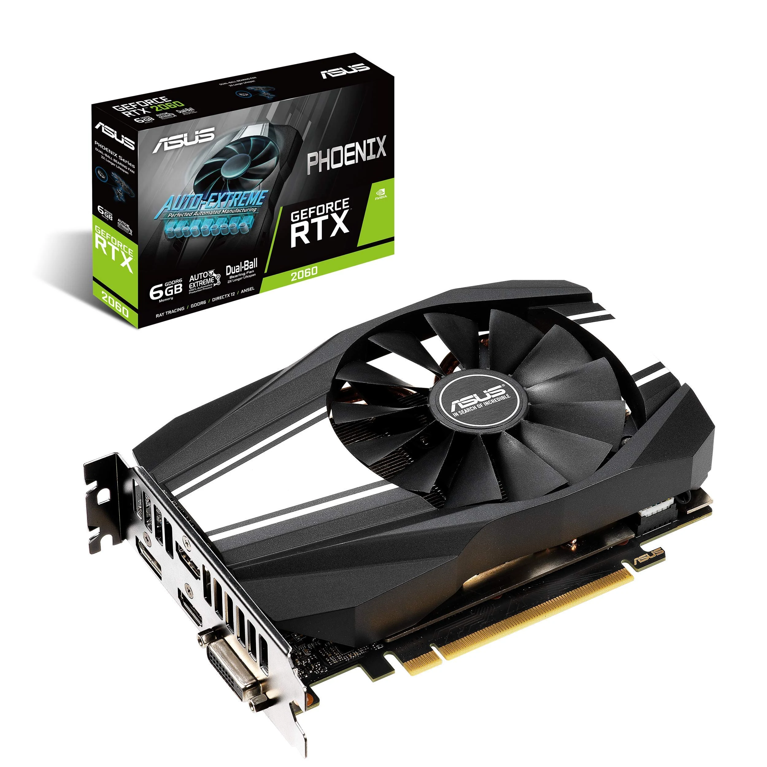 VGA ASUS Phoenix GeForce RTX 2060 6GB - GDDR6 - NEW