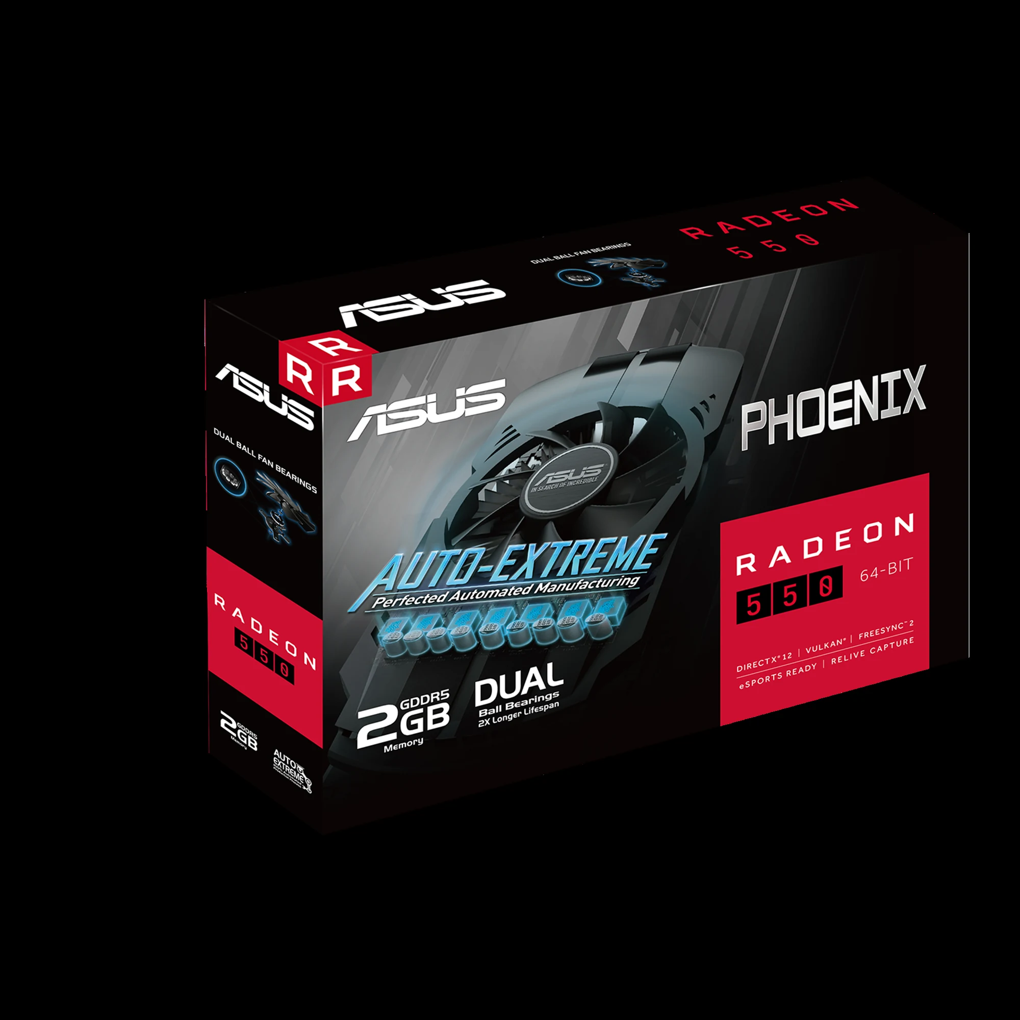VGA ASUS Phoenix Radeon RX 550 2GB - GDDR5 - NEW