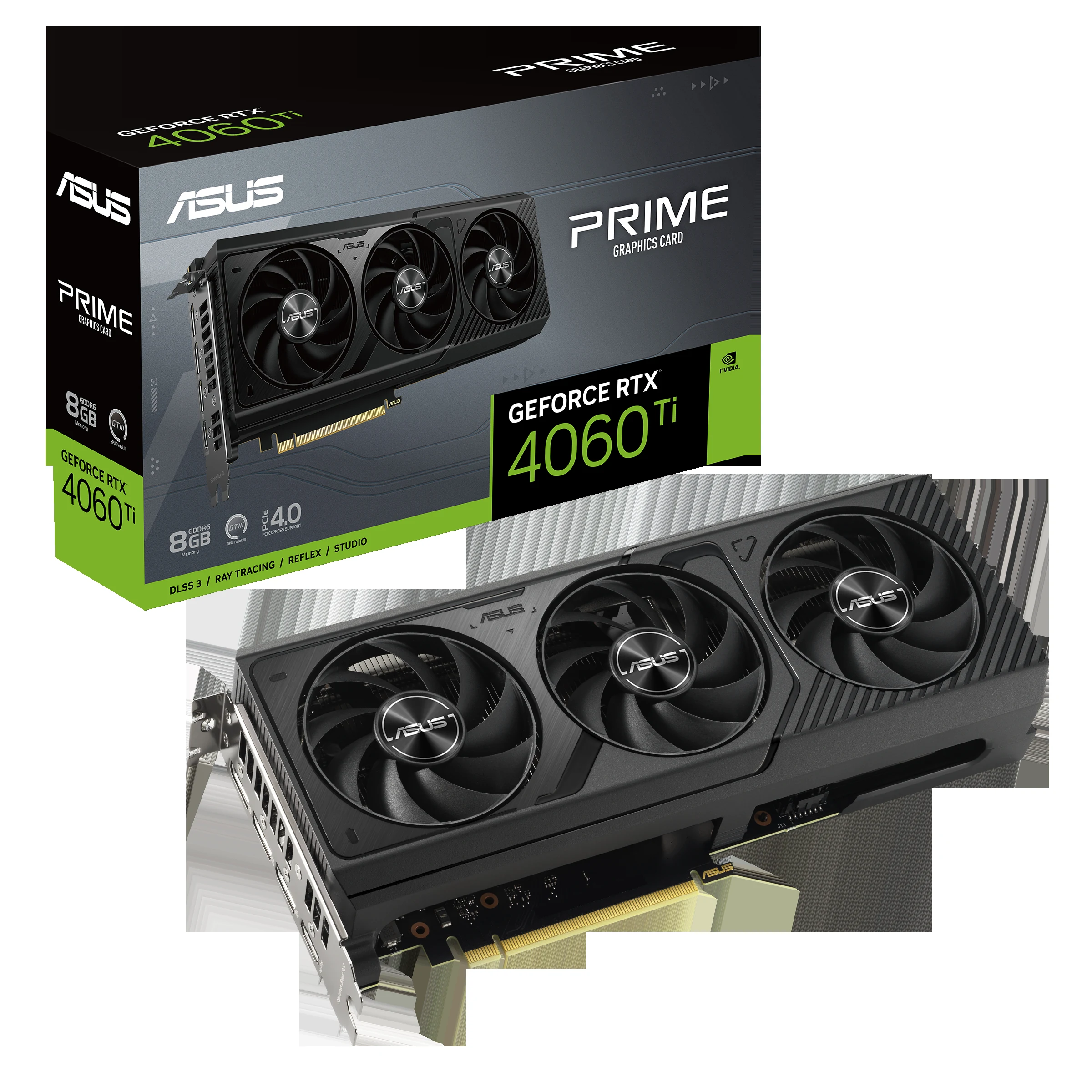 VGA ASUS Prime GeForce RTX 4060 Ti 8GB - GDDR6 - NEW