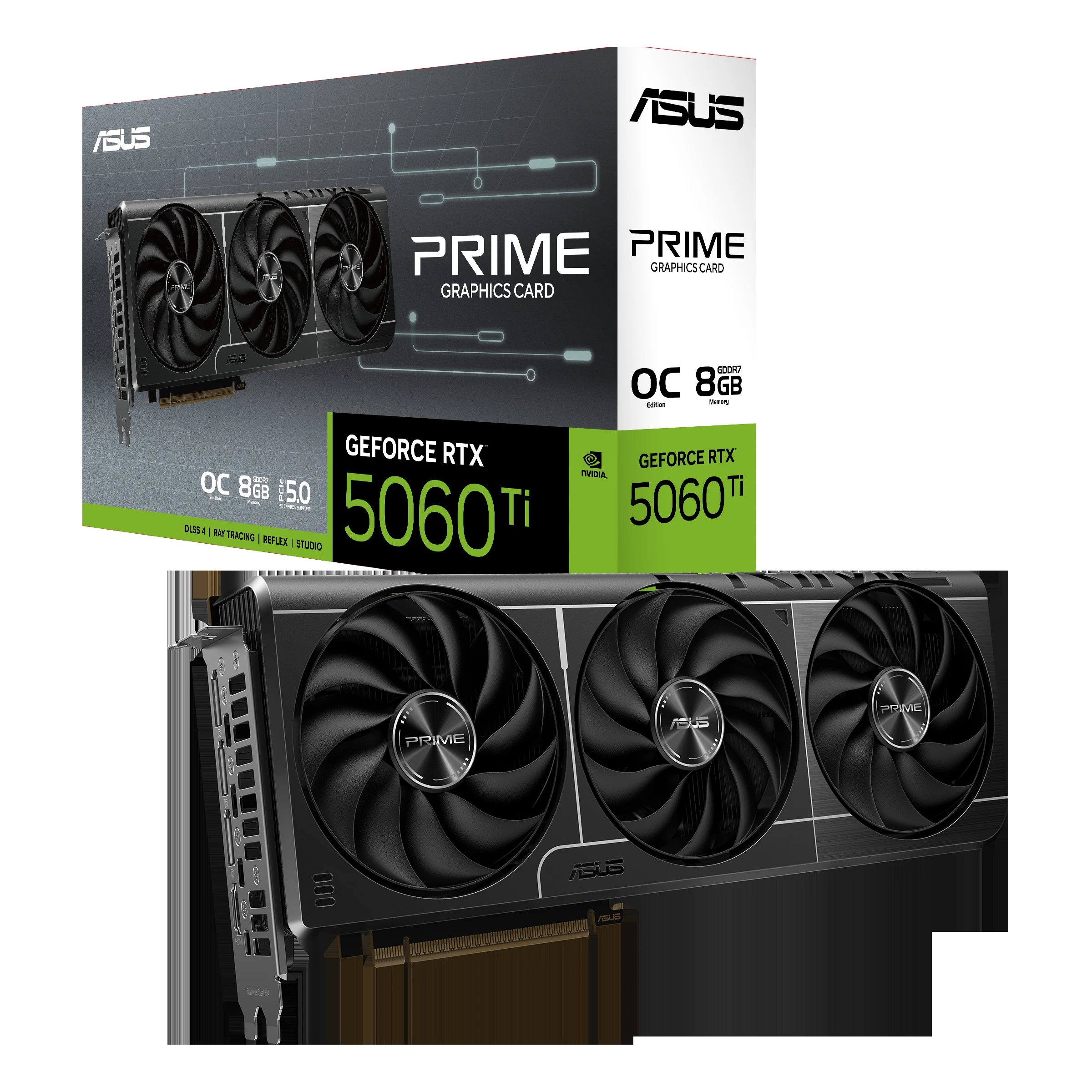 VGA ASUS Prime GeForce RTX 5060 OC Edition 8GB - GDDR7 - NEW