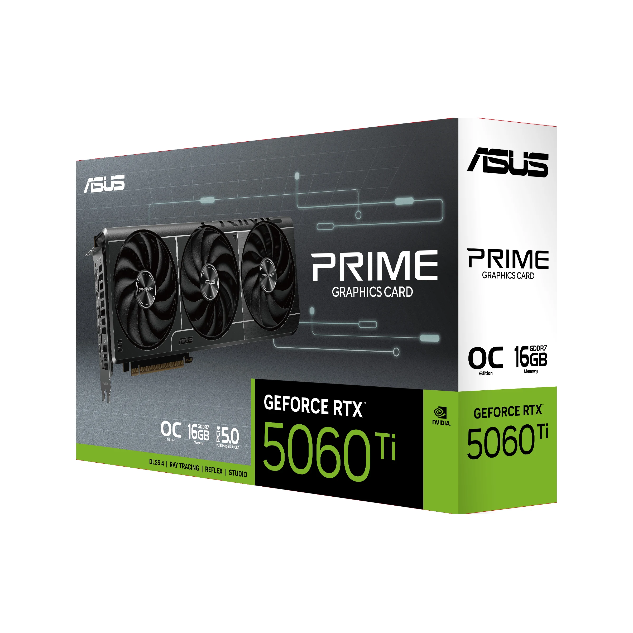 VGA ASUS Prime GeForce RTX 5060 Ti 16GB - GDDR7 - NEW