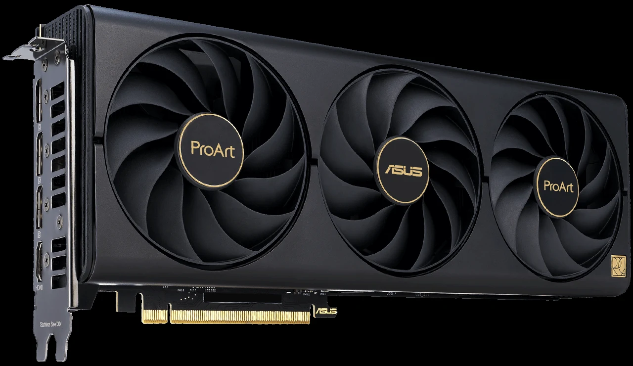 VGA ASUS ProArt GeForce RTX 4080 OC Edition 16GB - GDDR6X - NEW