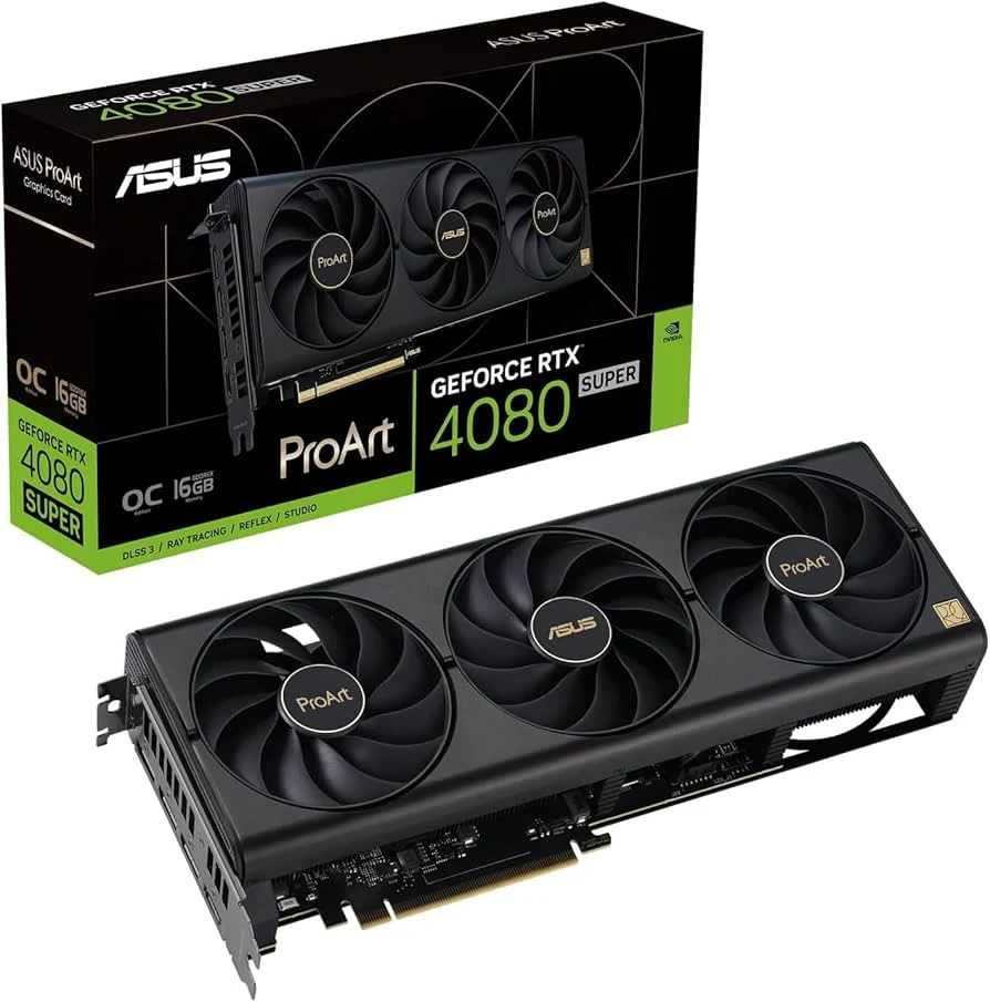 VGA ASUS ProArt GeForce RTX 4080 SUPER OC Edition 16GB - GDDR6X - NEW