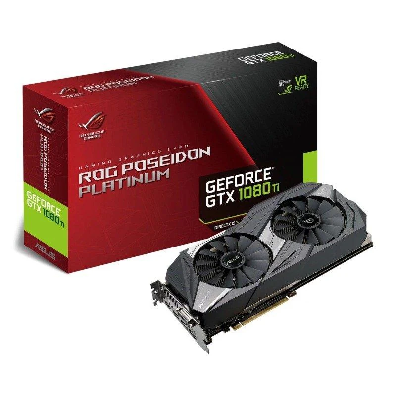 VGA ASUS ROG Poseidon GeForce GTX 1080 Ti Platinum Edition 11GB - GDDR5X - NEW