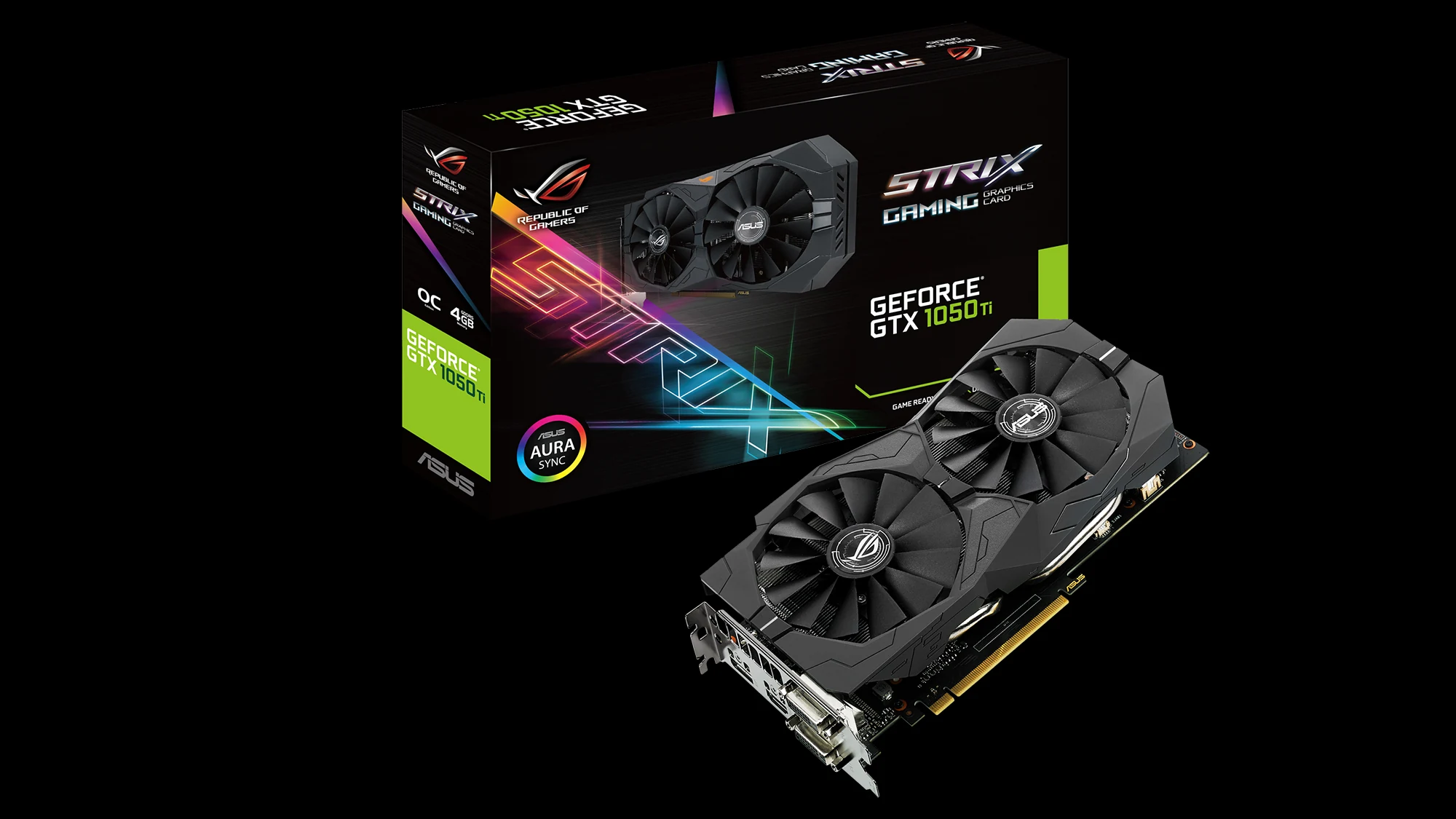 VGA ASUS ROG Strix GeForce GTX 1050 Ti Gaming Edition 4GB - GDDR5 - NEW