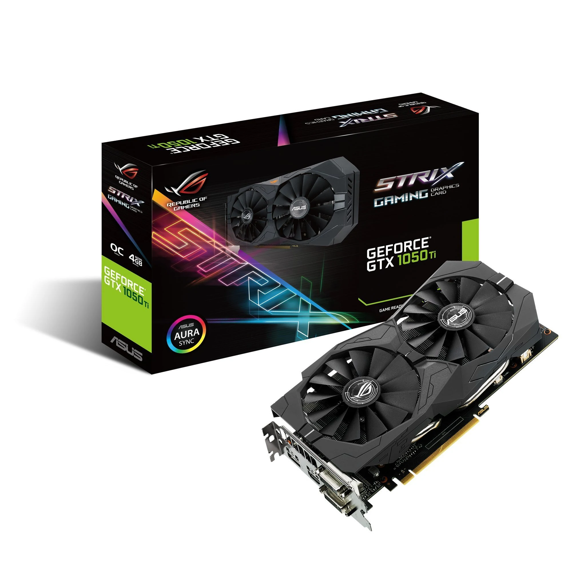 VGA ASUS ROG Strix GeForce GTX 1050 Ti Gaming Edition 4GB - GDDR5 - NEW