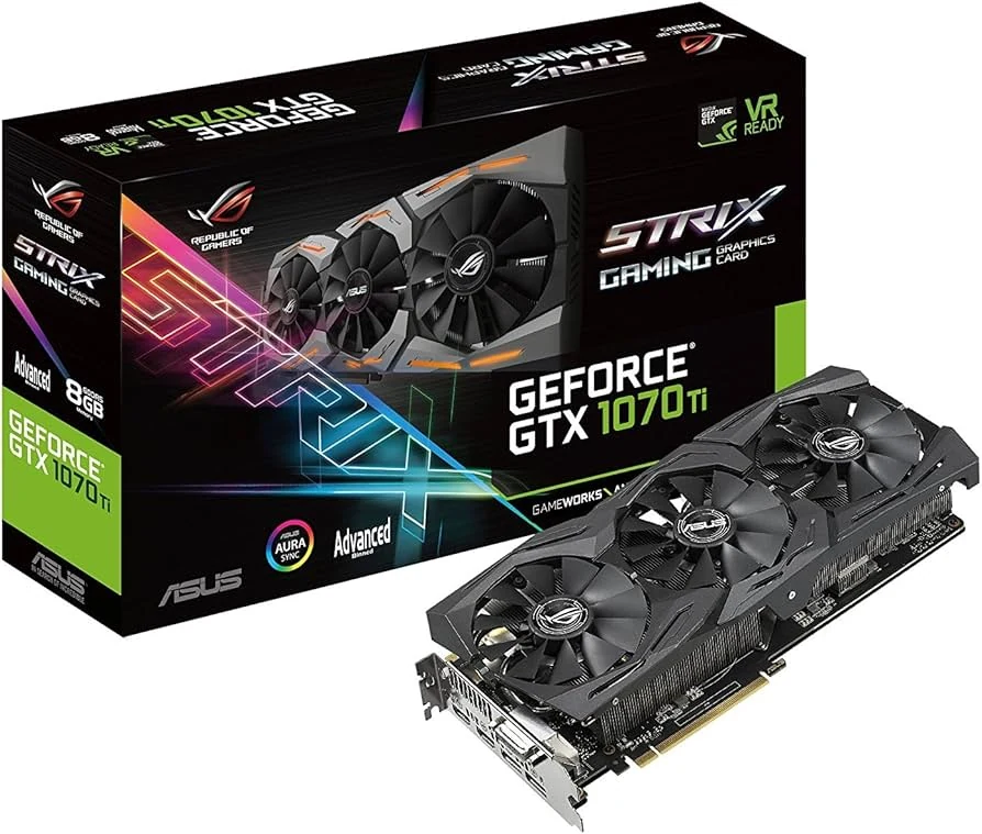 VGA ASUS ROG Strix GeForce GTX 1070 OC Edition 8GB - GDDR5 - NEW