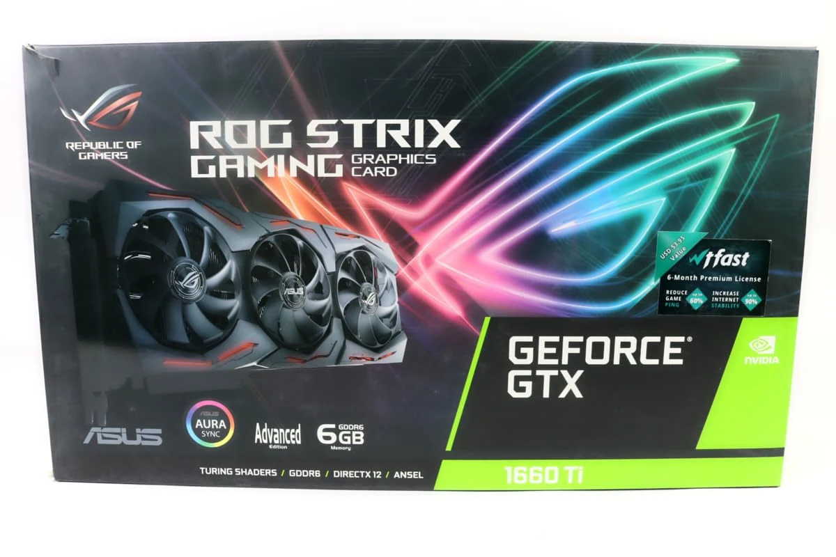 VGA ASUS ROG Strix GeForce GTX 1660 Ti OC Edition 6GB - GDDR6 - NEW