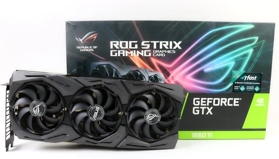 VGA ASUS ROG Strix GeForce GTX 1660 Ti OC Edition 6GB - GDDR6 - NEW