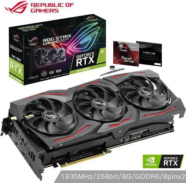VGA ASUS ROG Strix GeForce RTX 2070 SUPER OC Edition 8GB - GDDR6 - NEW