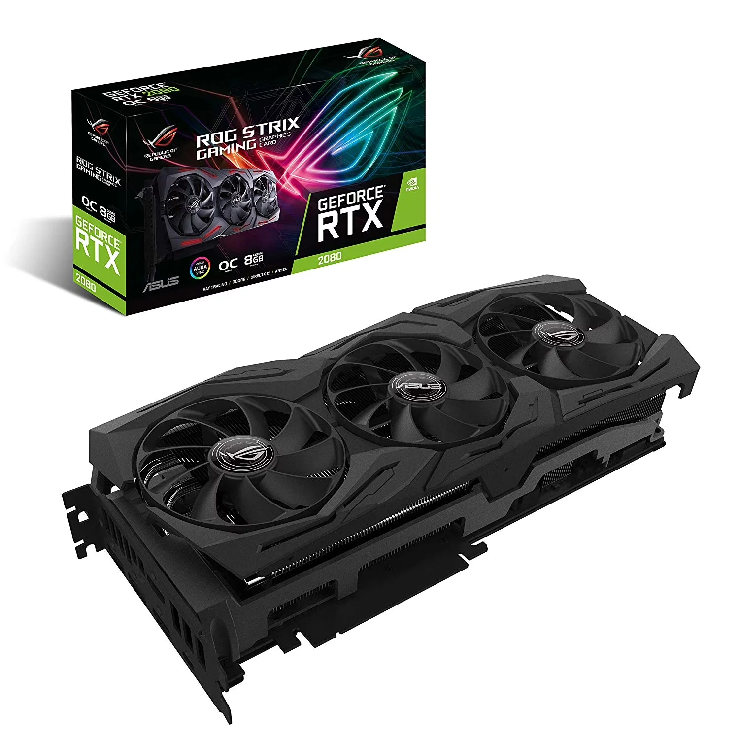 VGA ASUS ROG Strix GeForce RTX 2080 Advanced Edition 8GB - GDDR6 - NEW