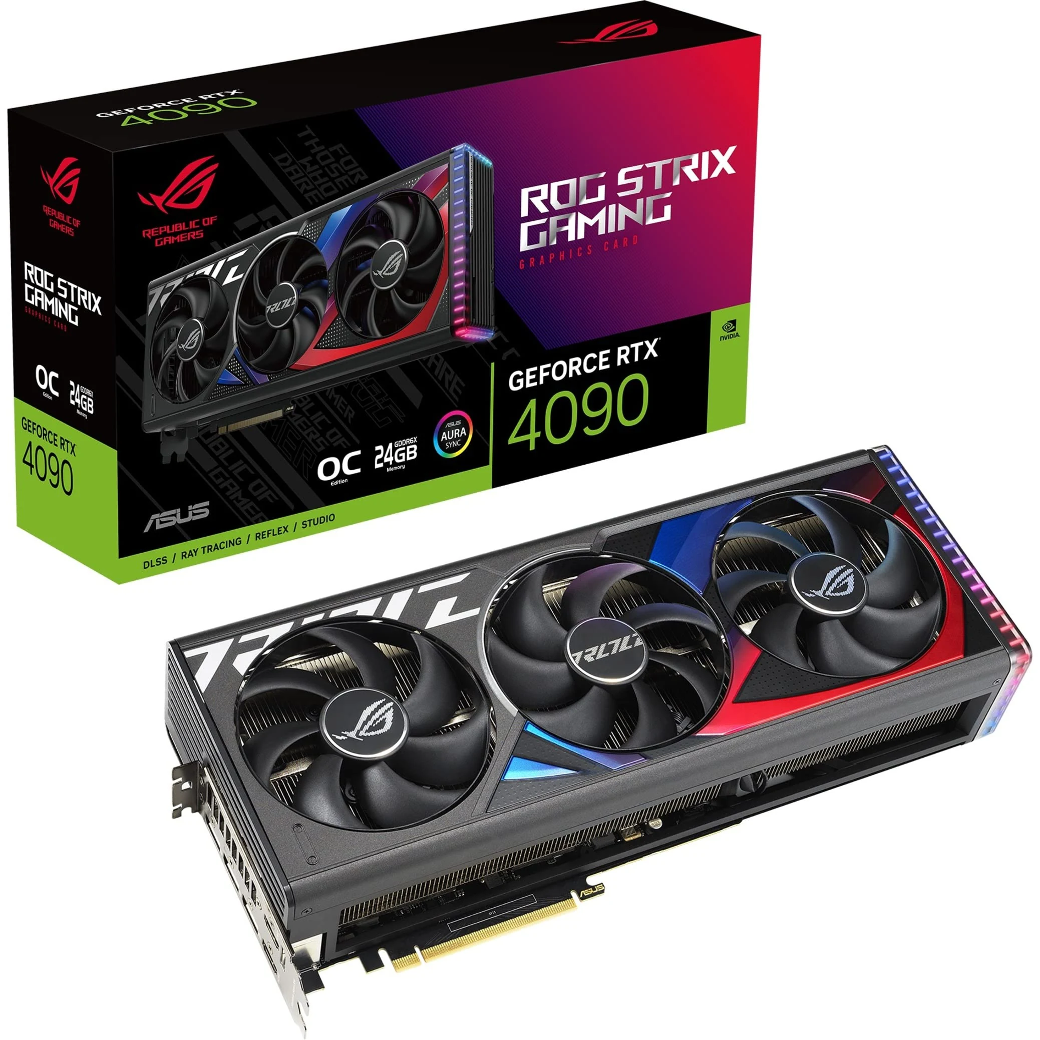 VGA ASUS ROG Strix GeForce RTX 4090 OC Edition 24GB - GDDR6X - NEW