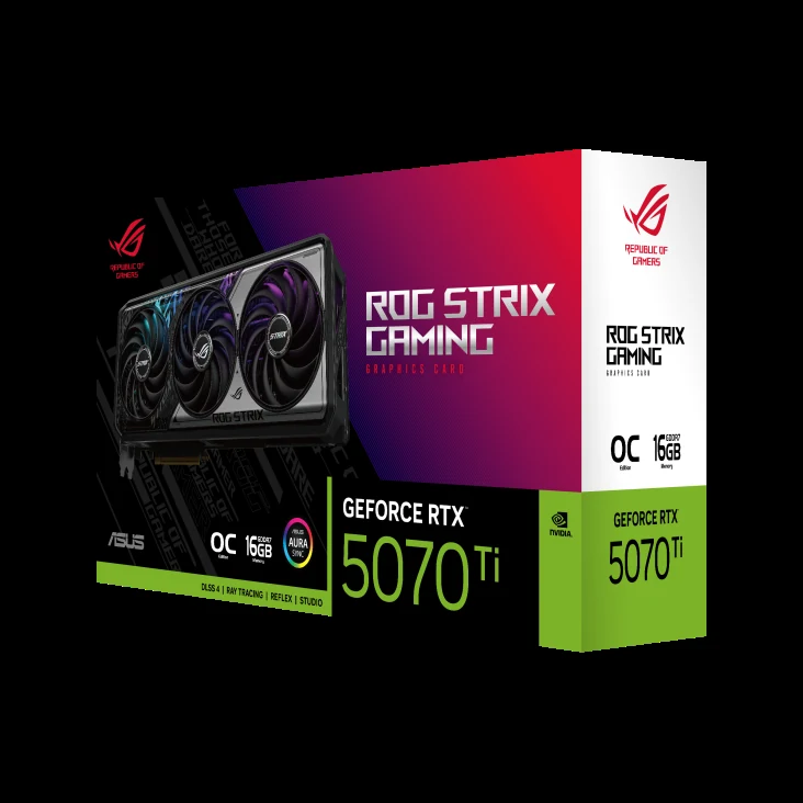 VGA ASUS ROG Strix GeForce RTX 5070 Ti OC Edition 16GB - GDDR7 - NEW