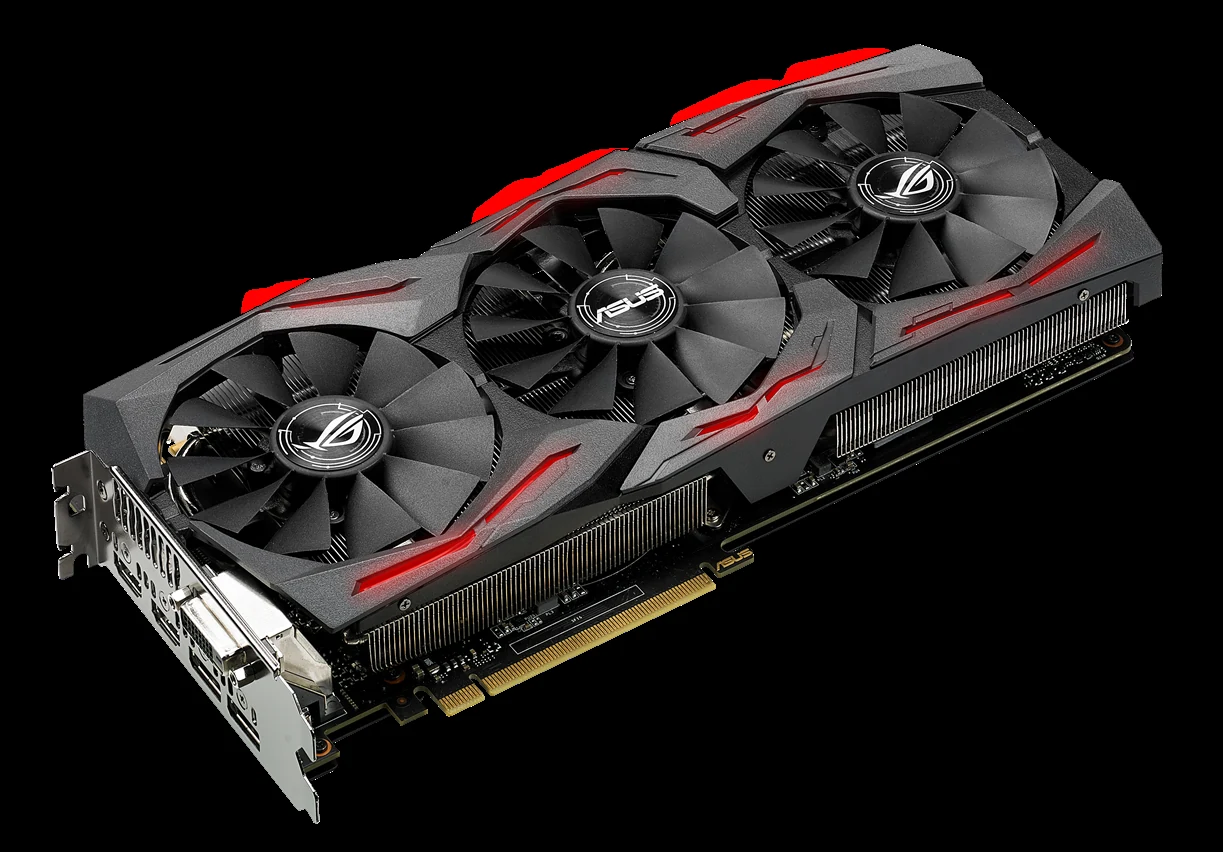 VGA ASUS ROG Strix Radeon RX 480 OC Edition 8GB - GDDR5 - NEW