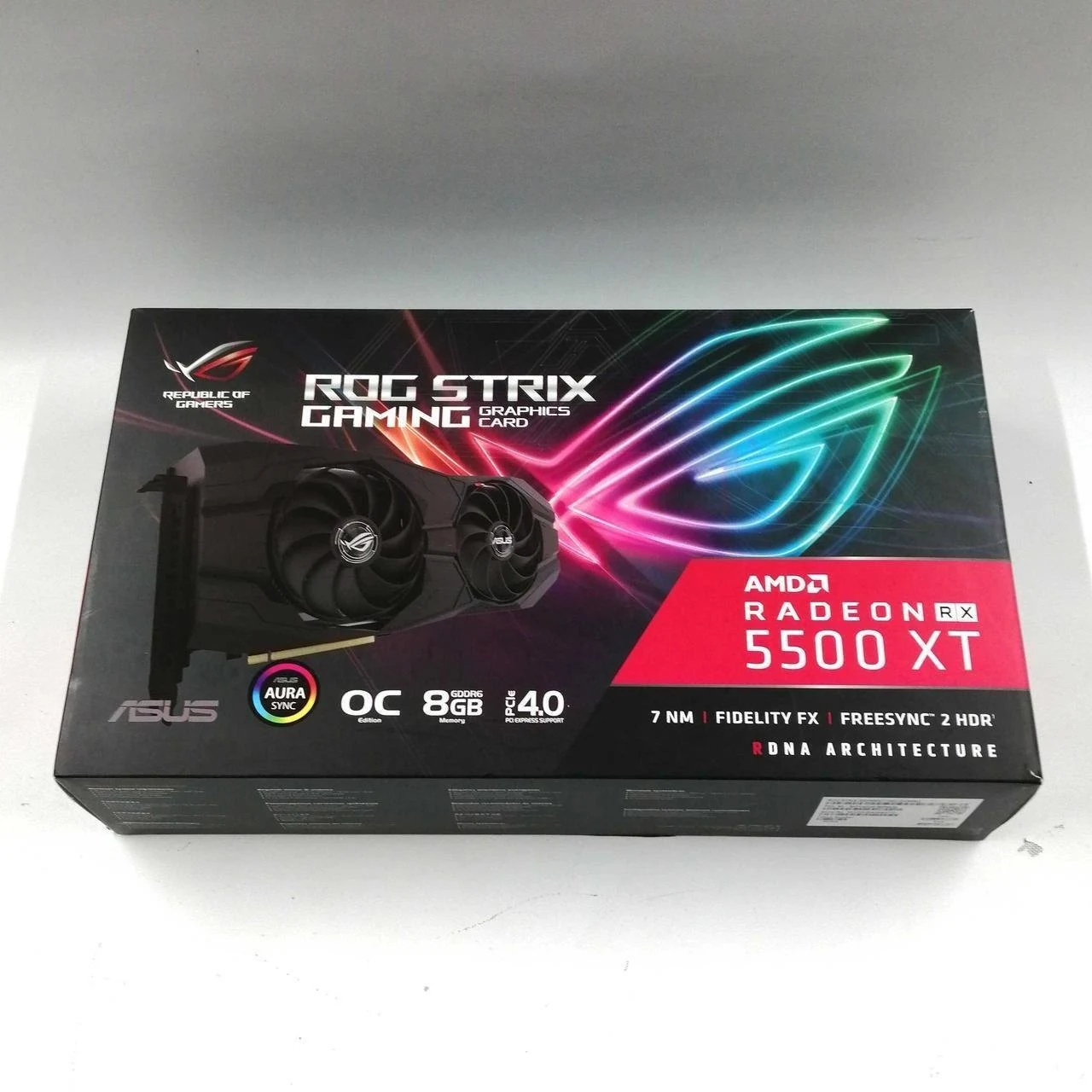 VGA ASUS ROG Strix Radeon RX 5500 XT OC Edition 8GB - GDDR6 - NEW