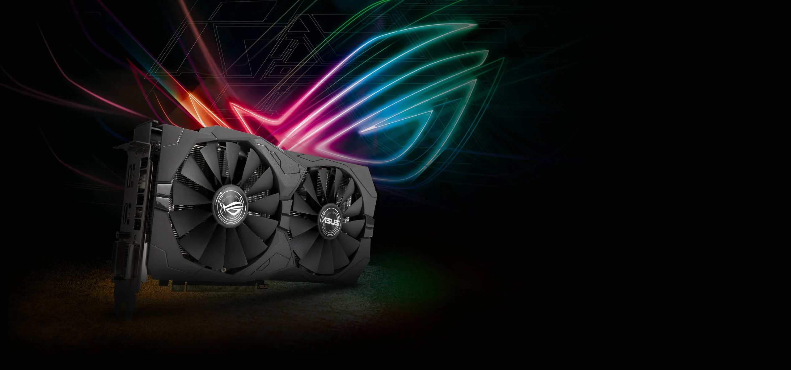 VGA ASUS ROG Strix Radeon RX 560 OC Edition 4GB - GDDR5 - NEW
