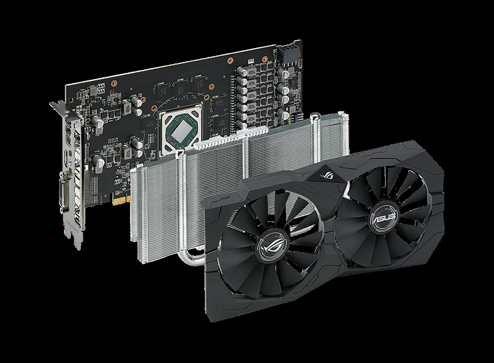 VGA ASUS ROG Strix Radeon RX 560 OC Edition 4GB - GDDR5 - NEW
