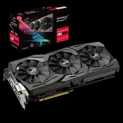 VGA ASUS ROG Strix Radeon RX 590 OC Edition 8GB - GDDR5 - NEW
