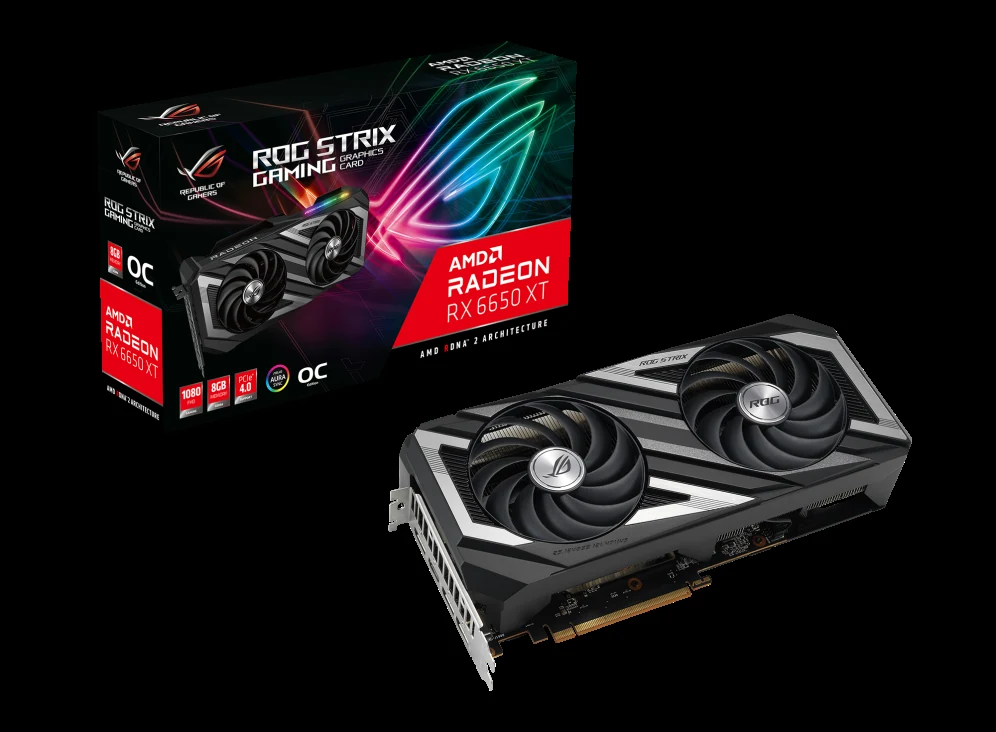 VGA ASUS ROG Strix Radeon RX 6650 XT OC Edition 8GB - GDDR6 - NEW