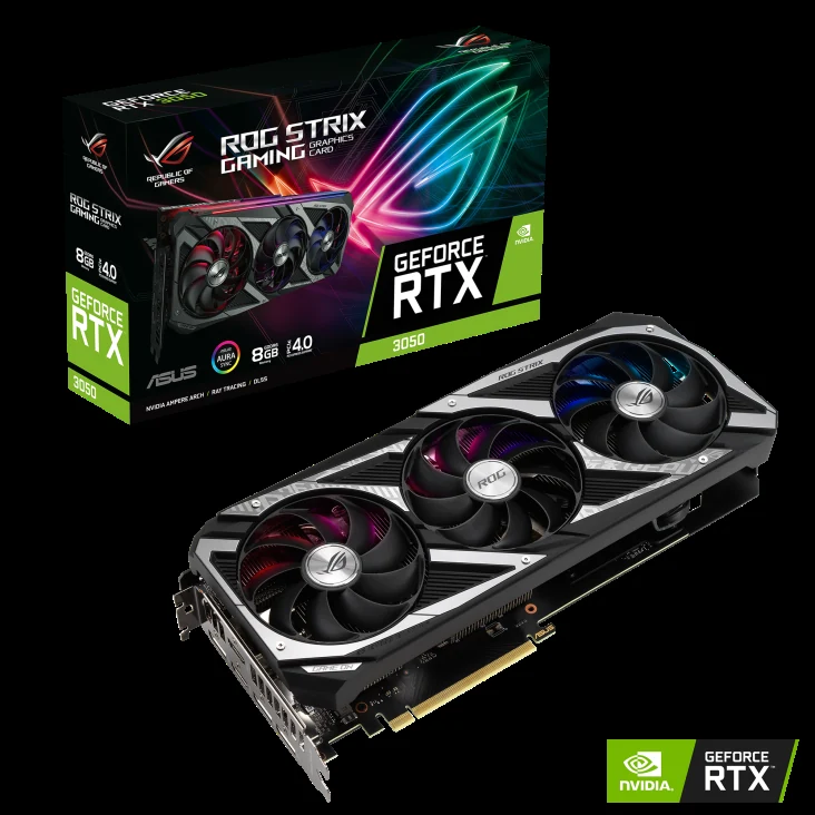 VGA ASUS ROG STRIX RTX 3050 8GB - GDDR6 - NEW