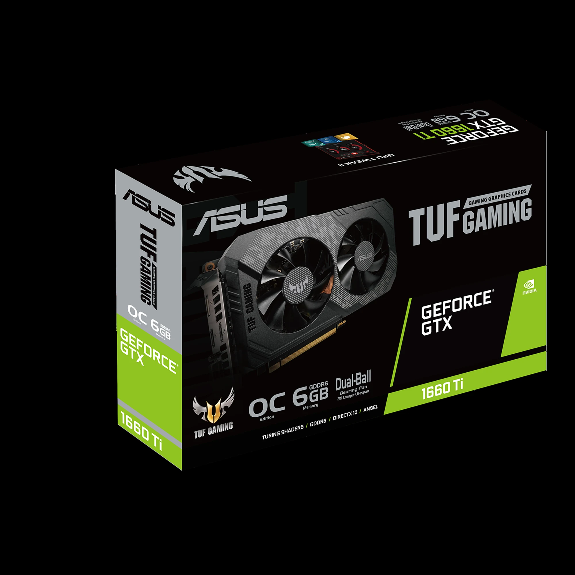 VGA ASUS TUF Gaming GeForce GTX 1660 Ti OC Edition 6GB - GDDR6 - NEW