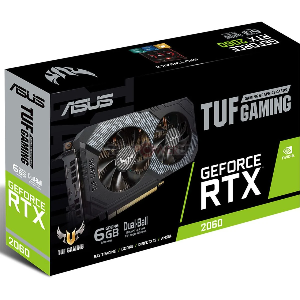 VGA ASUS TUF Gaming GeForce RTX 2060 6GB - GDDR6 - NEW
