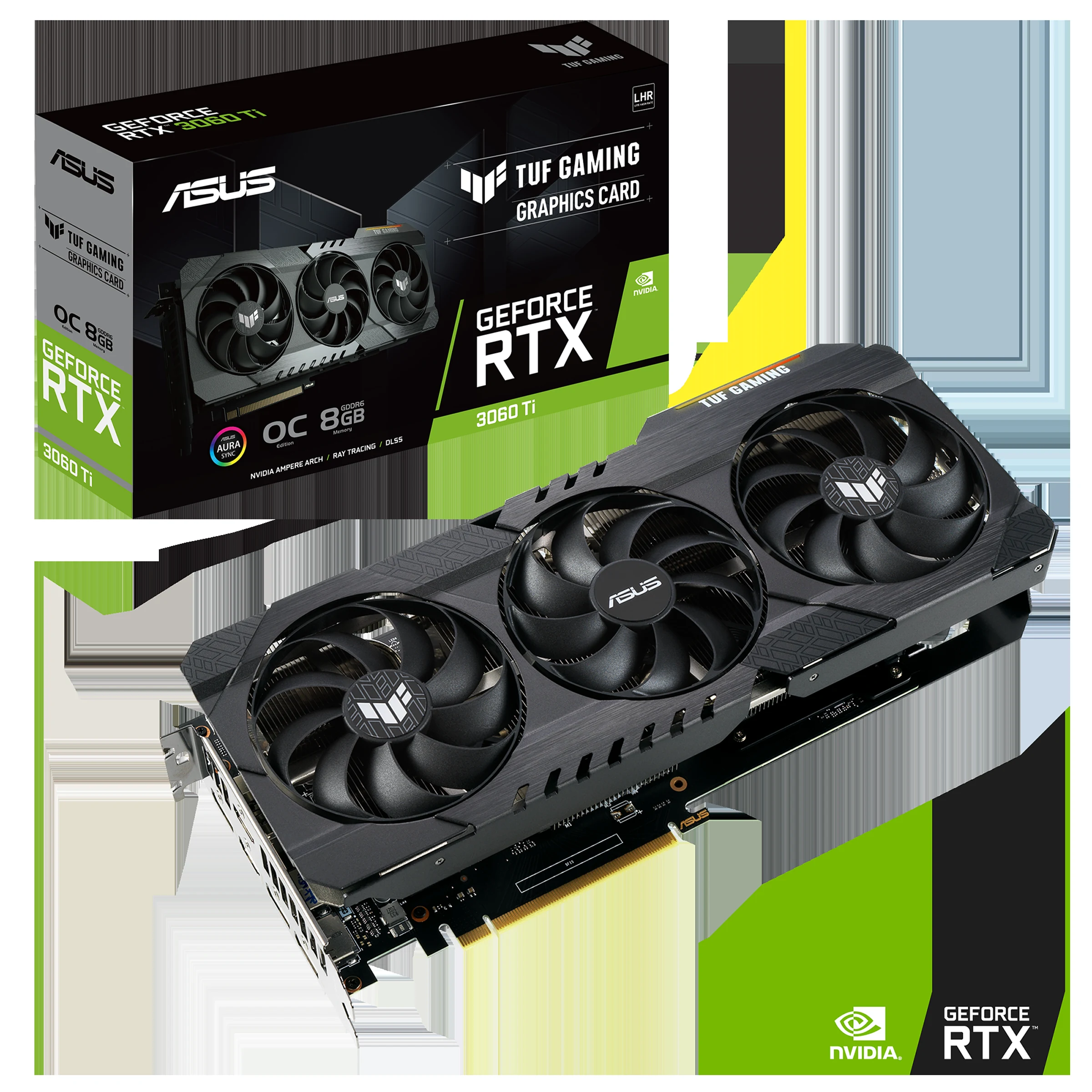 VGA ASUS TUF Gaming GeForce RTX 3060 Ti OC Edition 8GB - GDDR6 - NEW
