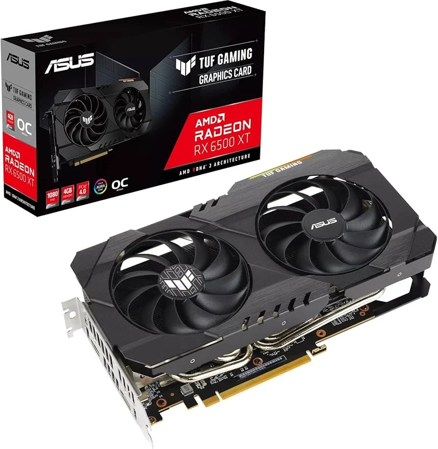 VGA ASUS TUF Gaming Radeon RX 6500 XT OC Edition 4GB - GDDR6 - NEW