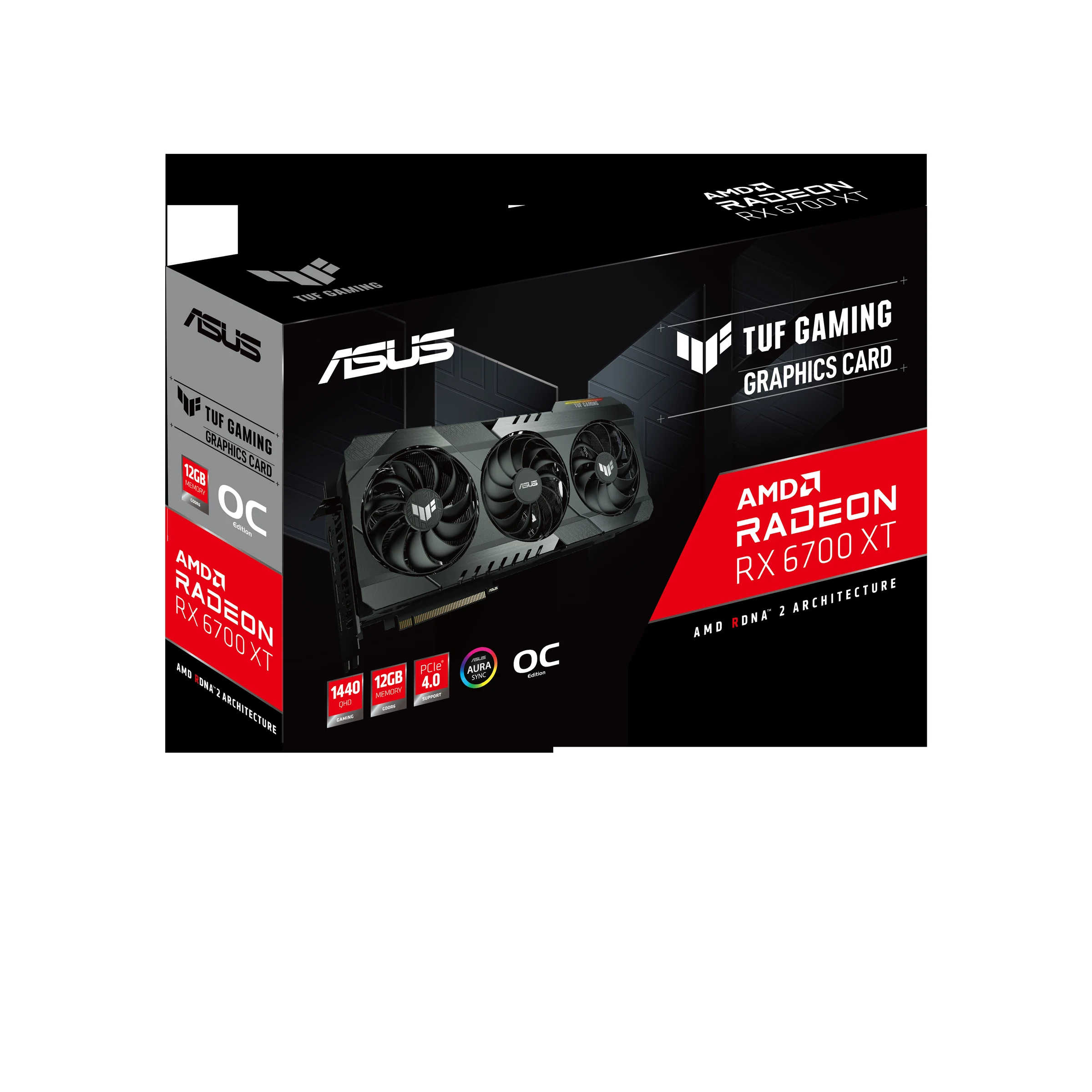 VGA ASUS TUF Gaming Radeon RX 6700 XT OC Edition 12GB - GDDR6 - NEW