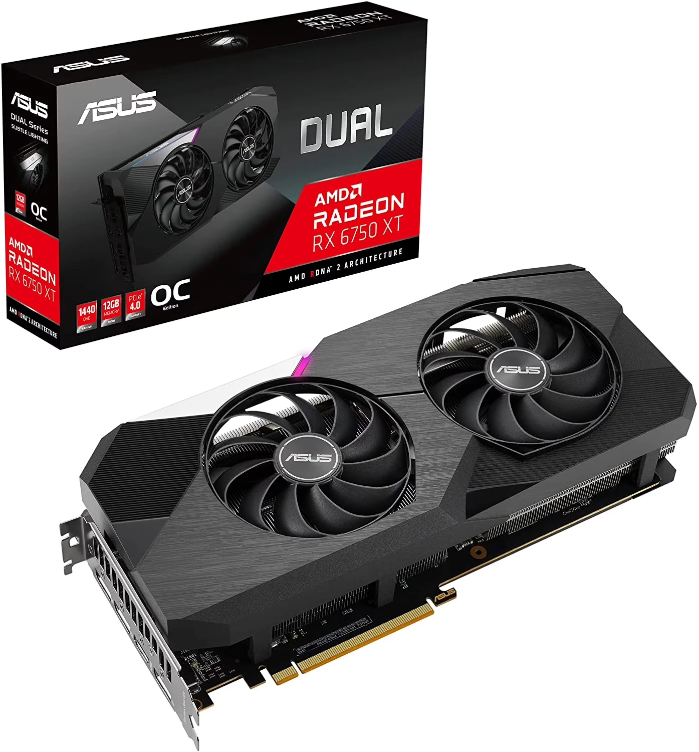 VGA ASUS TUF Gaming Radeon RX 6750 XT OC Edition 12GB - GDDR6 - NEW