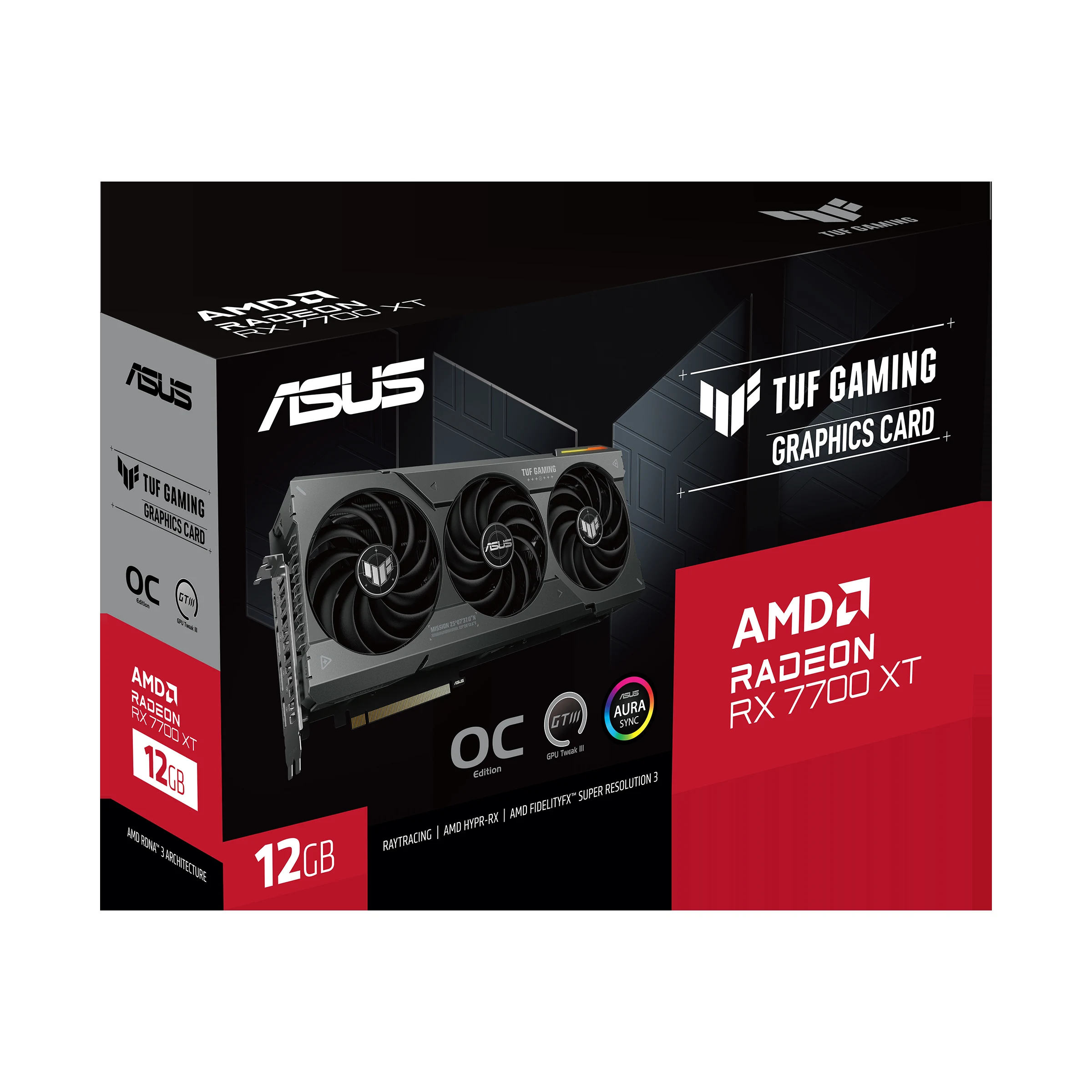 VGA ASUS TUF Gaming Radeon RX 7700 XT OC Edition 12GB - GDDR6 - NEW